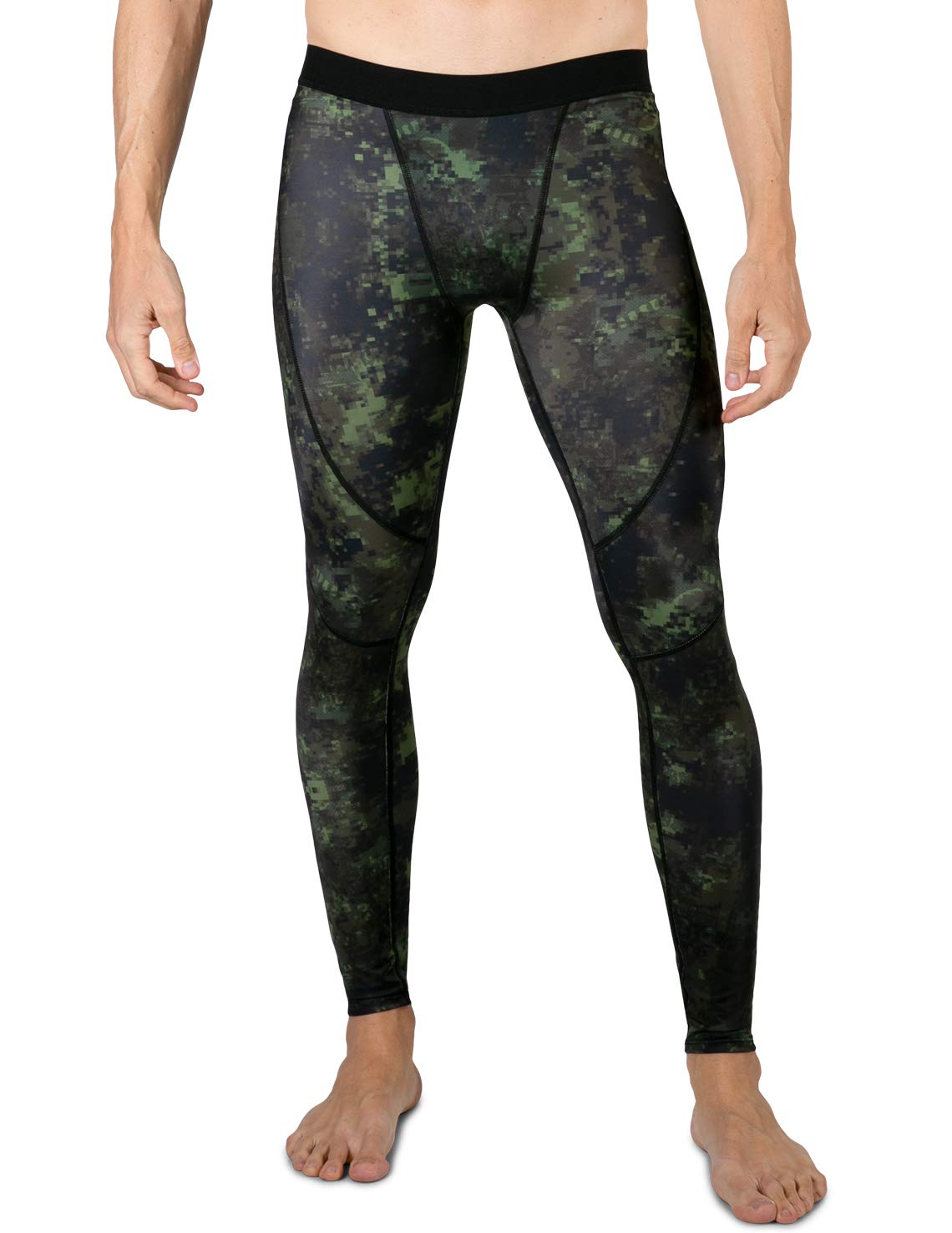 Tuga Men's Swim Pro Tights - UPF 50+ Sun Protection Swimwear, Quick-Dry & Chlorine Resistant, Made in USA - Perfect for Swimming, Surfing & Beach Activities