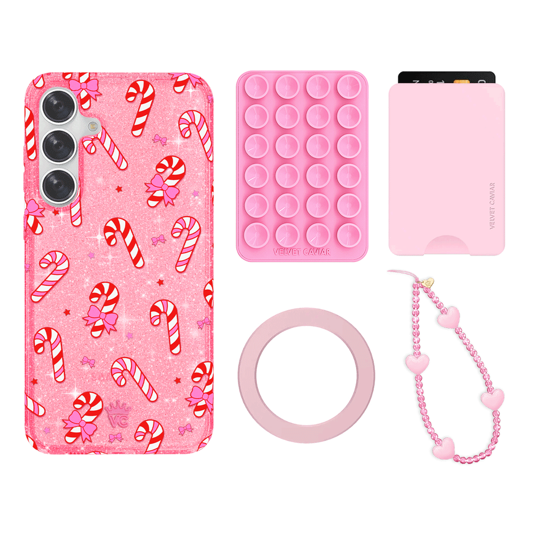 Pink Peppermint Princess Galaxy Wallet Set - Cute & Stylish Wallet for Women - Perfect for Everyday Use, Travel & Gift Giving