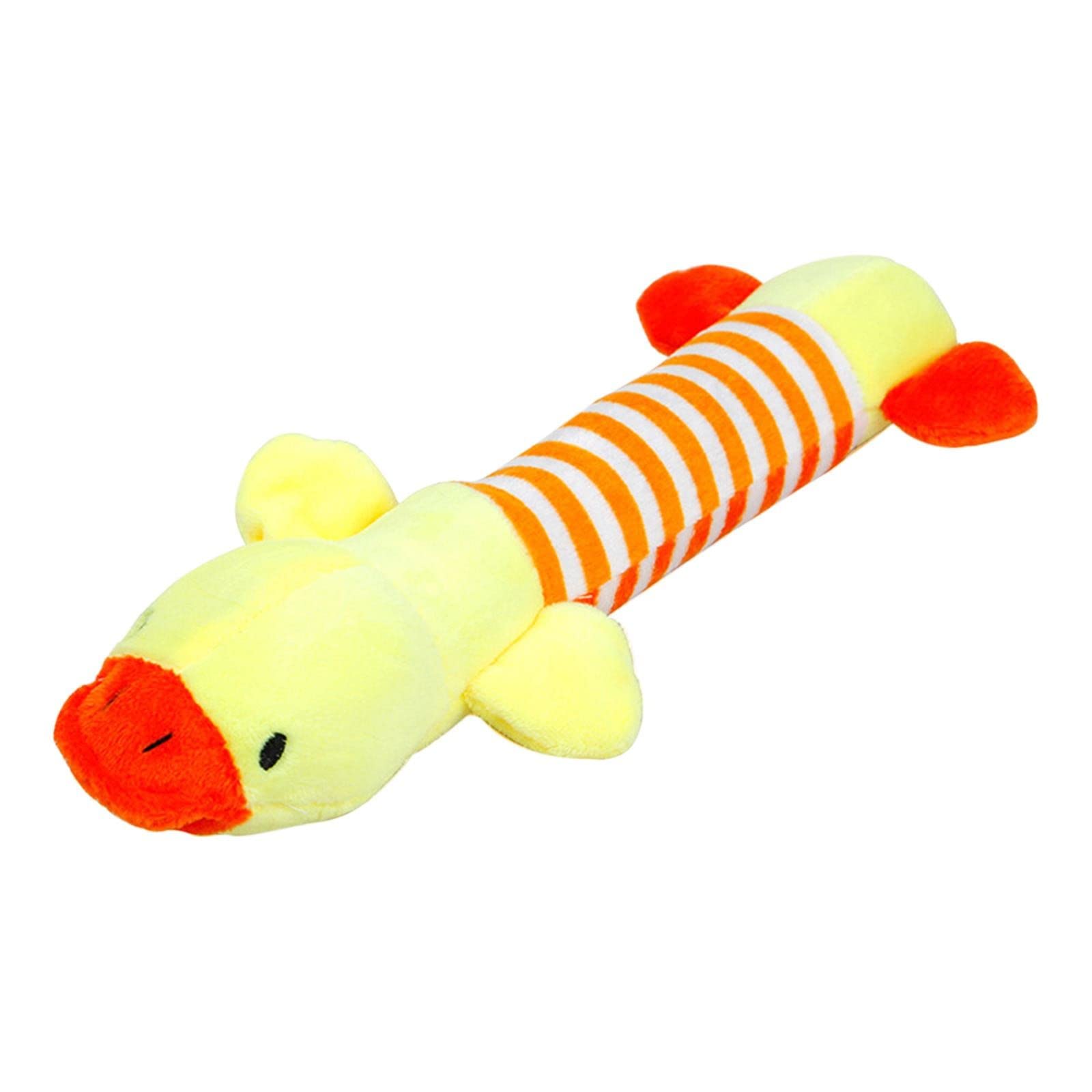 Interactive Plush Dog Toy with Elephant Sound - Striped Molar Chew Ball for Large Puppies | Durable Pet Toy for Playtime, Training & Bonding