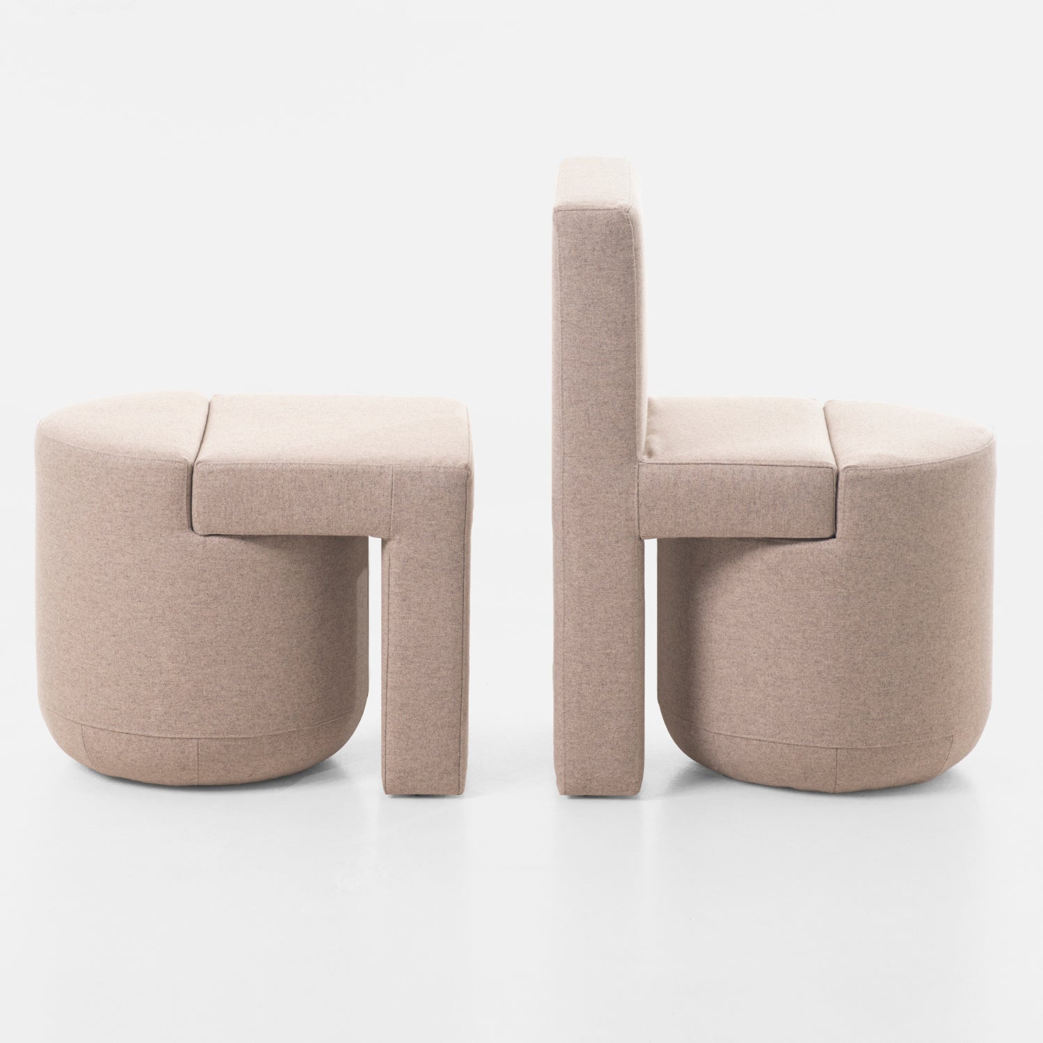 Oitoproducts Fossil Pouf - Stylish and Comfortable Footrest Ottoman for Living Room, Bedroom, or Office - Perfect for Relaxing, Reading, and Decor