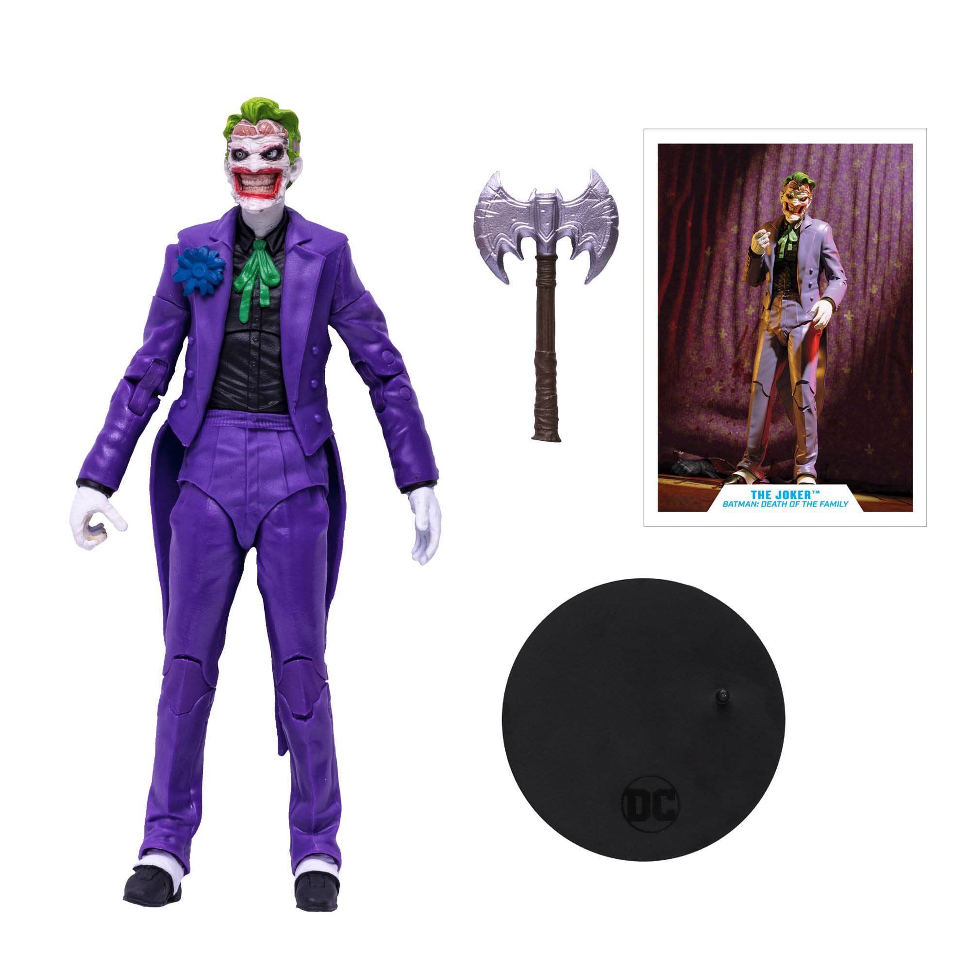 McFarlane Toys DC Multiverse 7 Inch Action Figure - The Joker (Death of The Family) Collectible for DC Fans | Perfect for Display, Collecting, and Role-Playing Scenes
