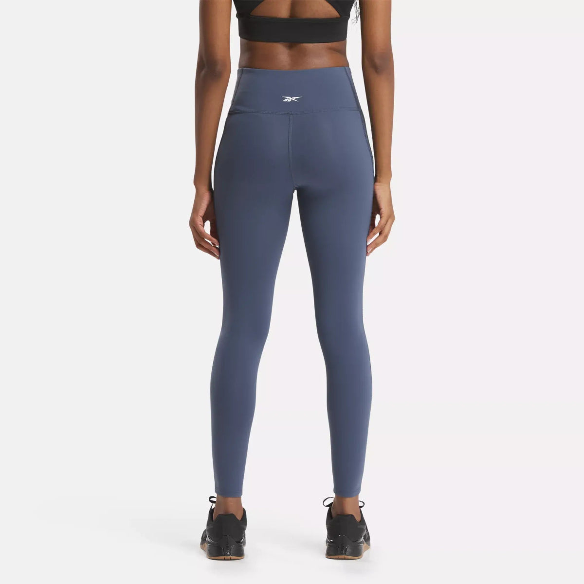 Reebok Women's High-Rise Lux Blue Yoga Tights - Comfortable Workout Leggings for Running, Gym & Lounge Wear