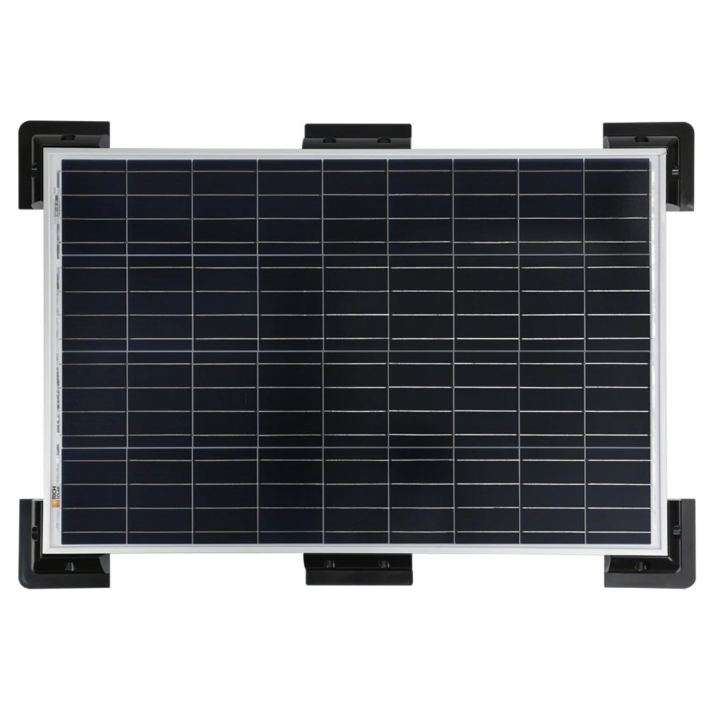 Rich Solar Corner Bracket Mount Set of 6 - Heavy Duty Aluminum Solar Panel Mounting Brackets for RV, Boat & Off-Grid Systems - Perfect for Solar Panel Installation & Secure Mounting