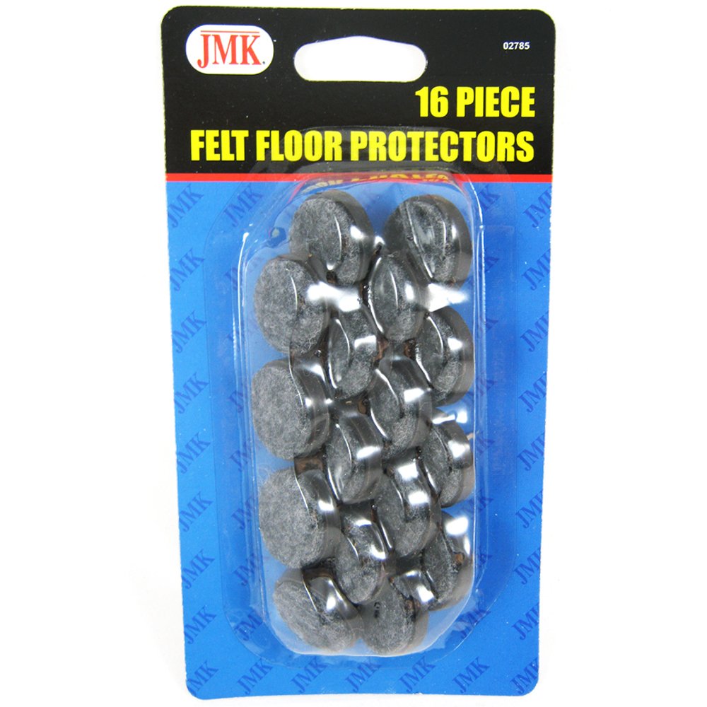 32-Piece Furniture Felt Pads for Chair & Table Legs - Non-Slip Floor Protectors with Wrapped Plastic - Prevents Scratches on Hardwood Floors (Round) - Perfect for Home, Office & Restaurant Use