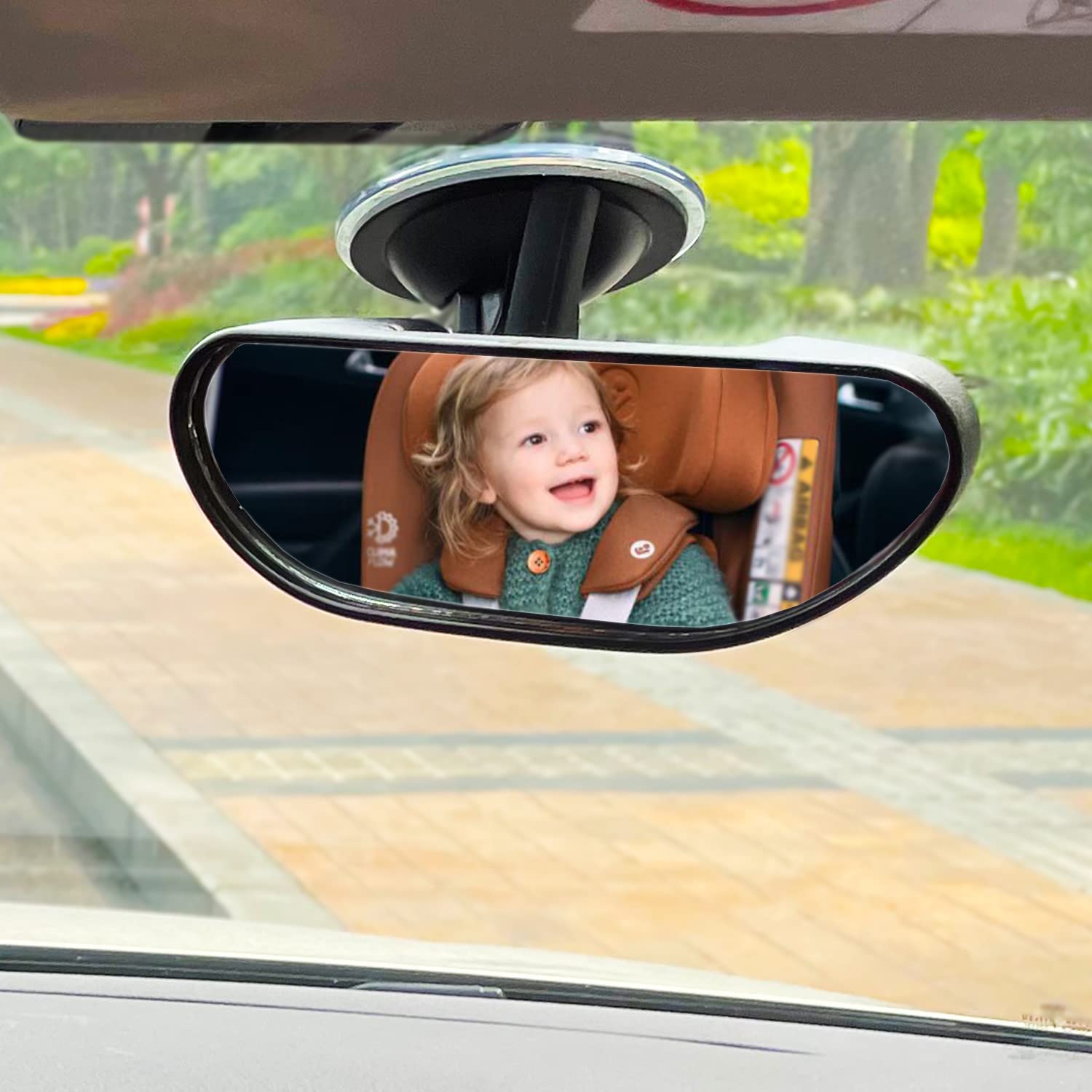 **KITBEST Shatterproof Rear View Baby Car Mirror – Adjustable Back Seat Mirror for Infants & Newborns – Safe & Durable for Easy Monitoring While Driving**    *(Perfect for Road Trips, Daily Commutes, and Keeping an Eye on Your Little Ones Safely)*
