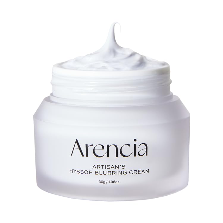 Hyssop Blurring Cream - Intense Collagen Face Moisturizer & Night Repair Cream for Anti-Aging | Nourishes Skin Barrier | Premium Korean Skincare (1.76oz) | Perfect for Nighttime Routine & Daily Hydration