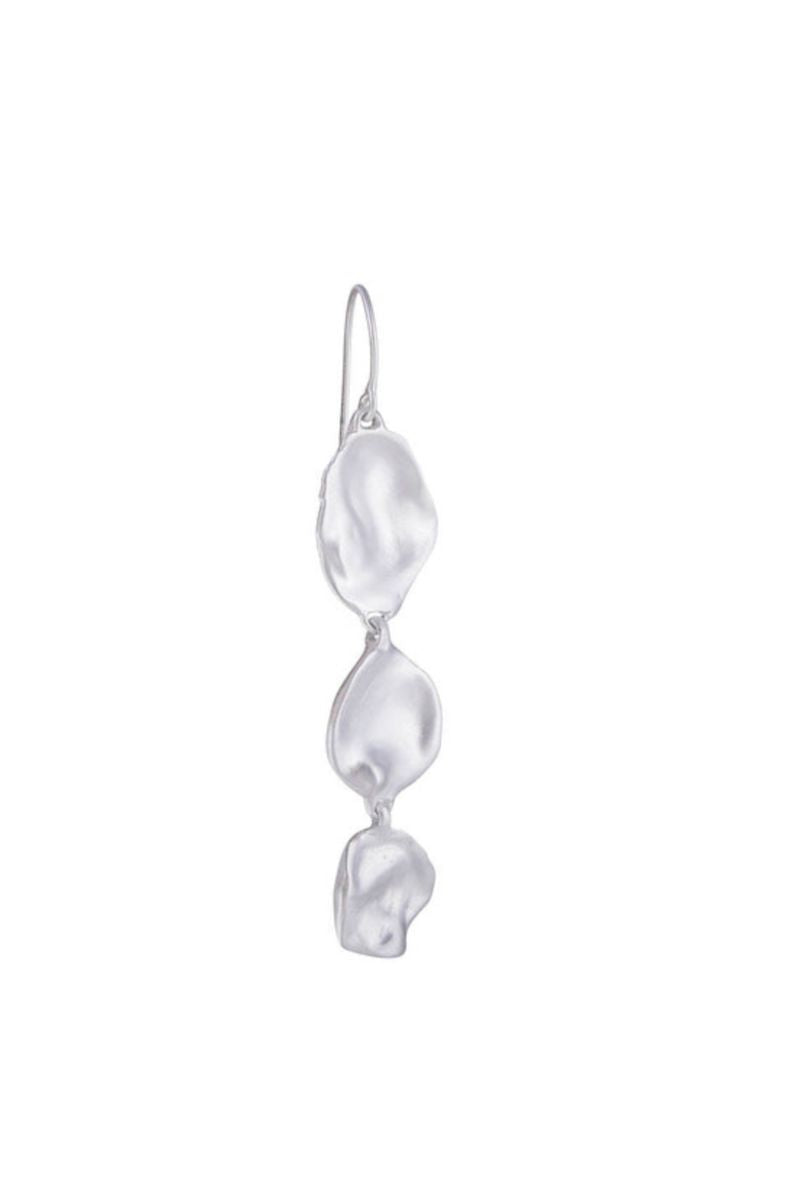 Fairley Silver Seashell Drop Earrings for Women - Elegant Dangling Jewelry for Beach Wedding, Vacation & Summer Outfits