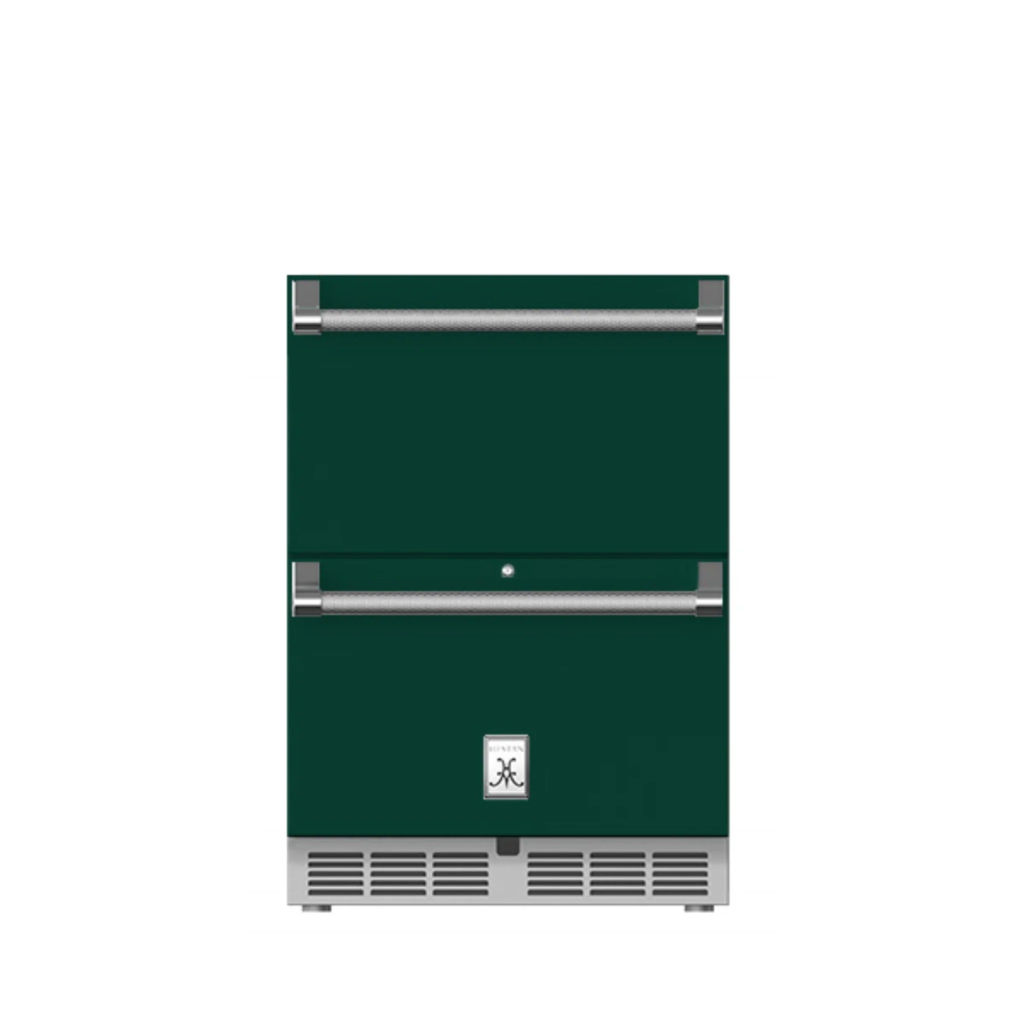 Hestan 24-Inch Outdoor Refrigerator Freezer Combo with Lock - GRFR24 - Perfect for Patio, Backyard, and Outdoor Kitchen Use