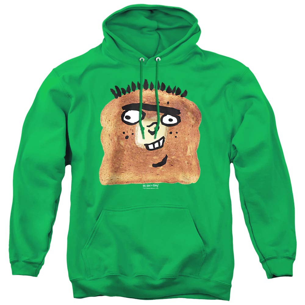 Trevco Ed Edd N Eddy Ed Toast Unisex Adult Pullover Hoodie Sweatshirt - Cartoon Character Apparel for Casual Wear & Fan Gifts