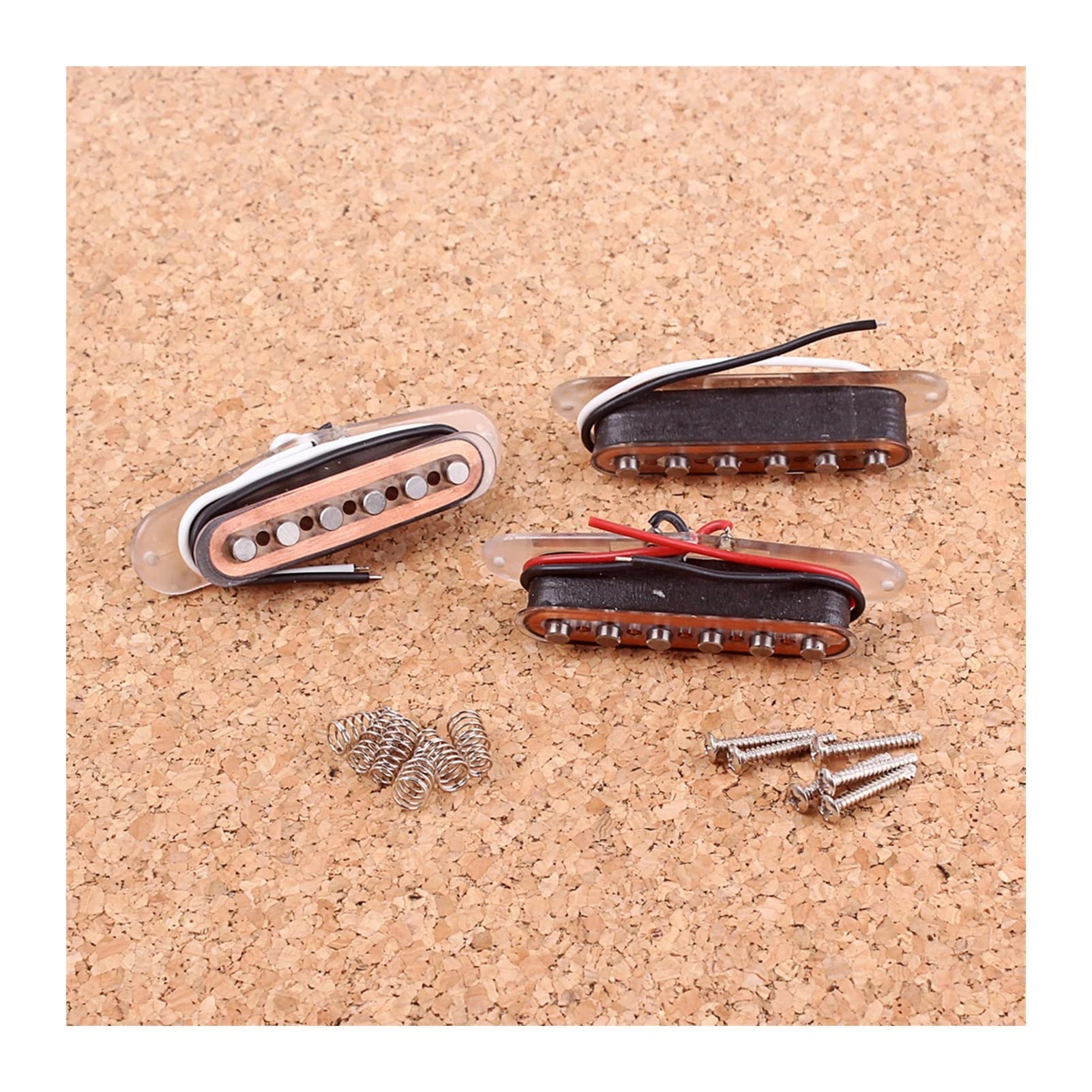 Alnico V Humbucker Guitar Pickup Set - 3pcs Single Coil Pickups for Electric Guitar (Neck/Middle/Bridge) | Perfect for ST Style Guitars & Rock/Blues Performances