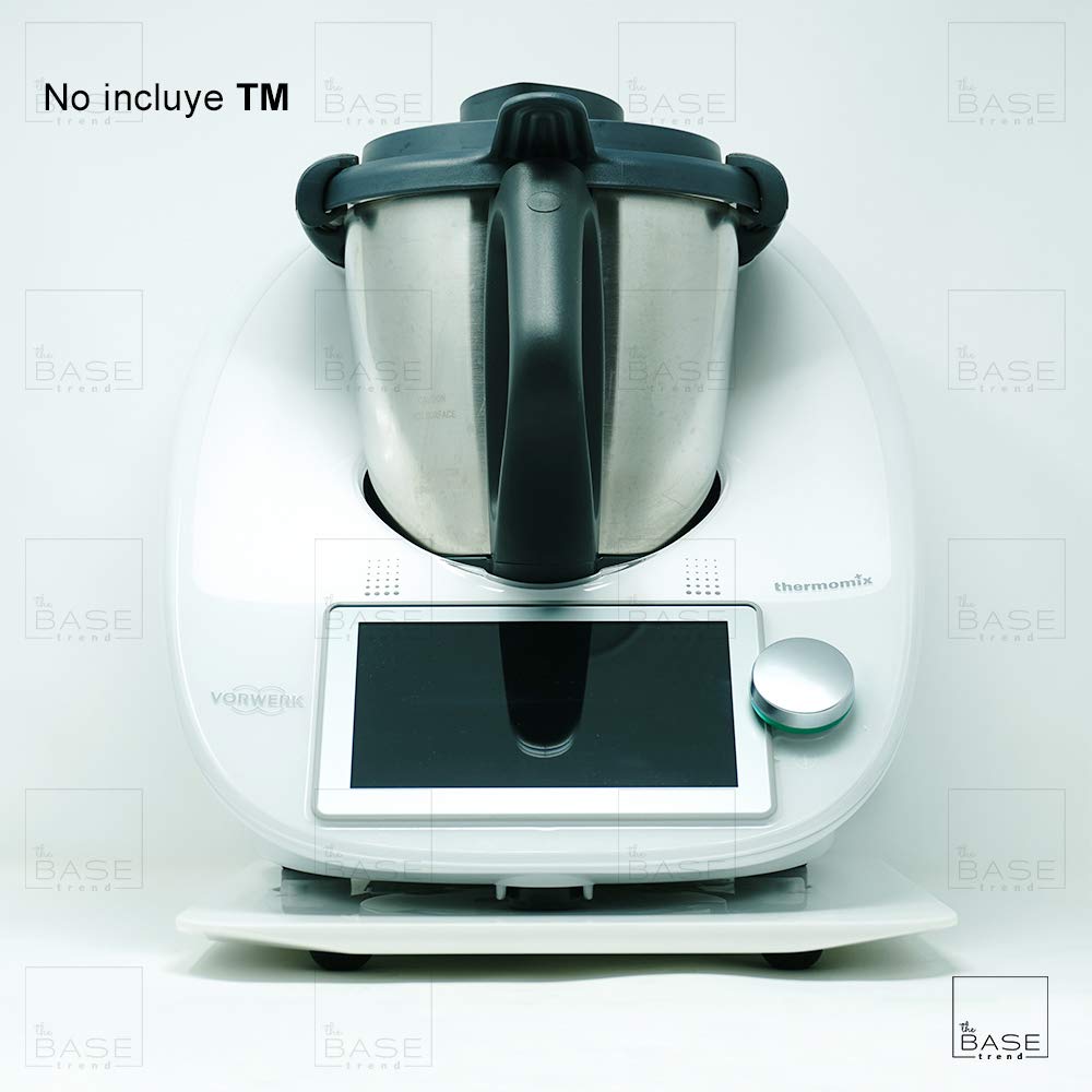 Thermomix TM5 TM6 Sliding Base - Non-Slip WOW Base Board for Easy Mixing & Cooking - Perfect for Kitchen Countertops & Food Prep (White)