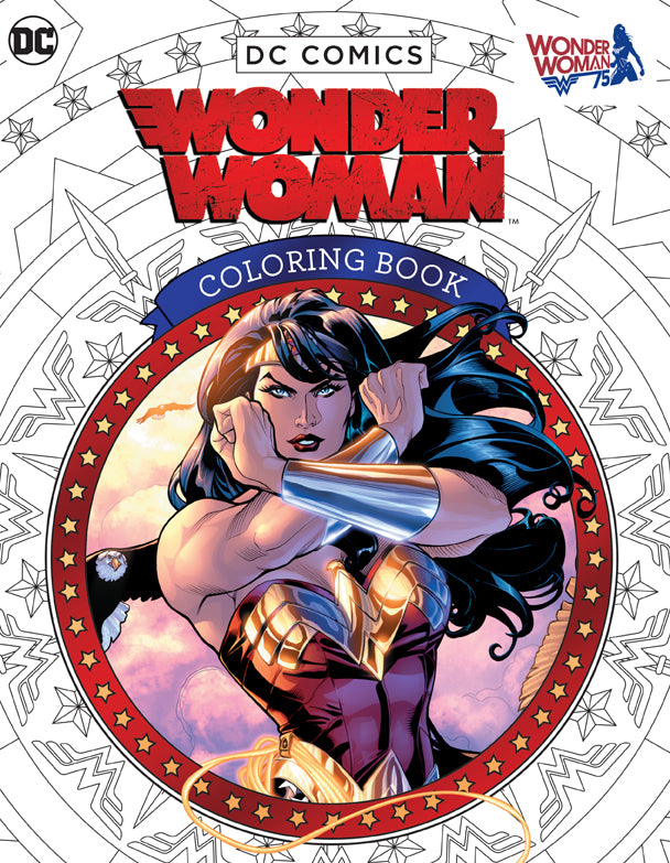 DC Comics Wonder Woman Coloring Book for Adults & Kids - Superhero Art Therapy, Stress Relief & Creative Fun | Perfect for Gifts, Parties & Relaxation