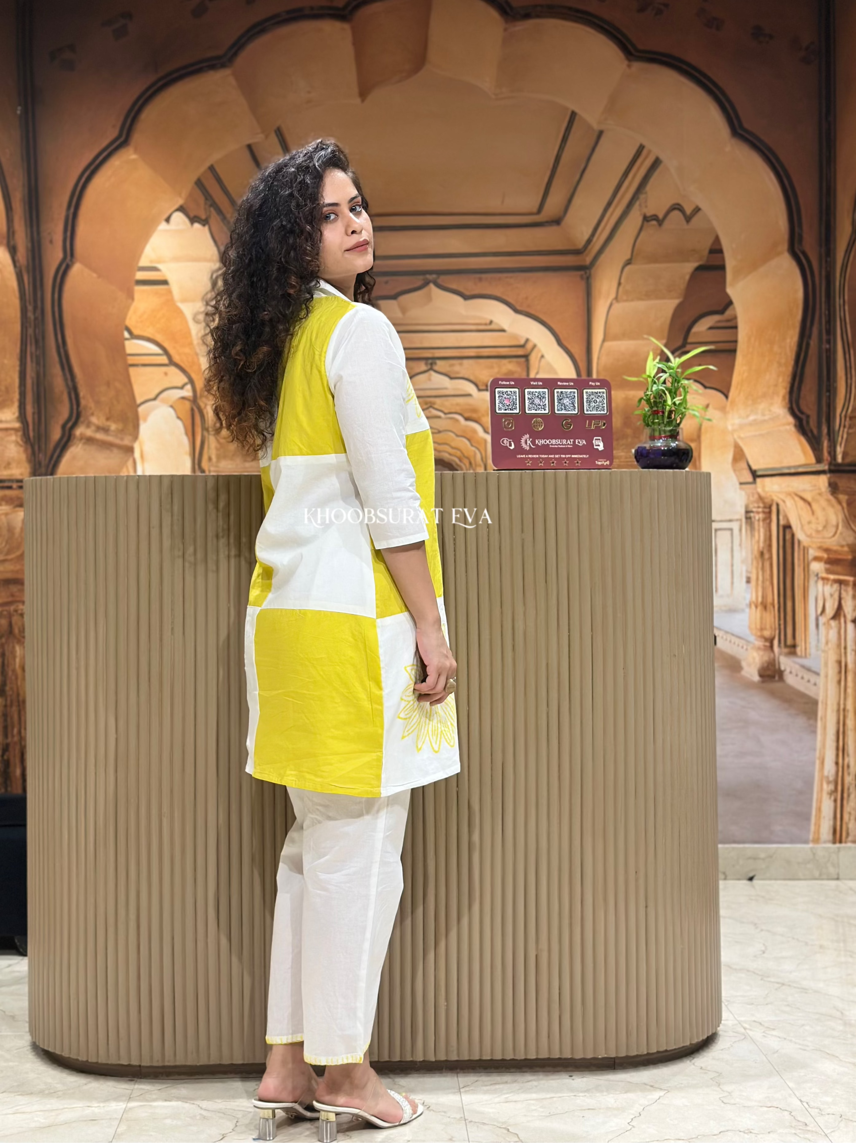 Stylish Yellow Coords Set for Women | Trendy Queenly Me Outfit | Perfect for Casual Wear, Summer Outfits & Street Fashion