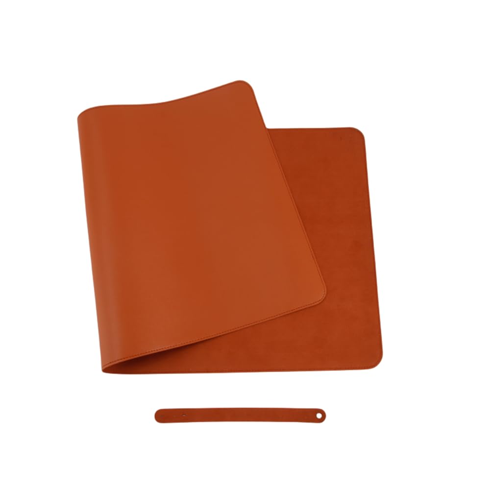 Premium Non-Slip PU Leather Desk Blotter - Waterproof Writing Pad & Keyboard Protector (31