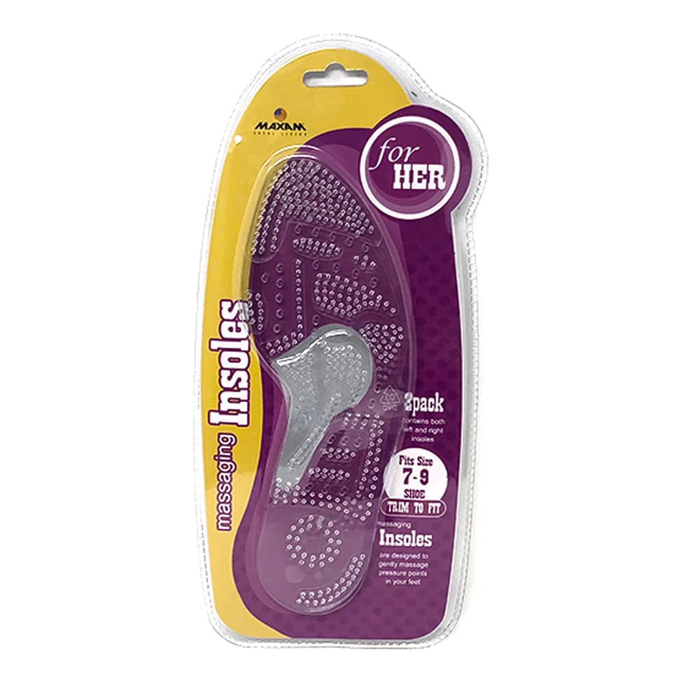Women's Orthotic Insoles - Silicone Gel Shoe Inserts for Arch Support & Comfort - Ideal for Running, Walking & Sports