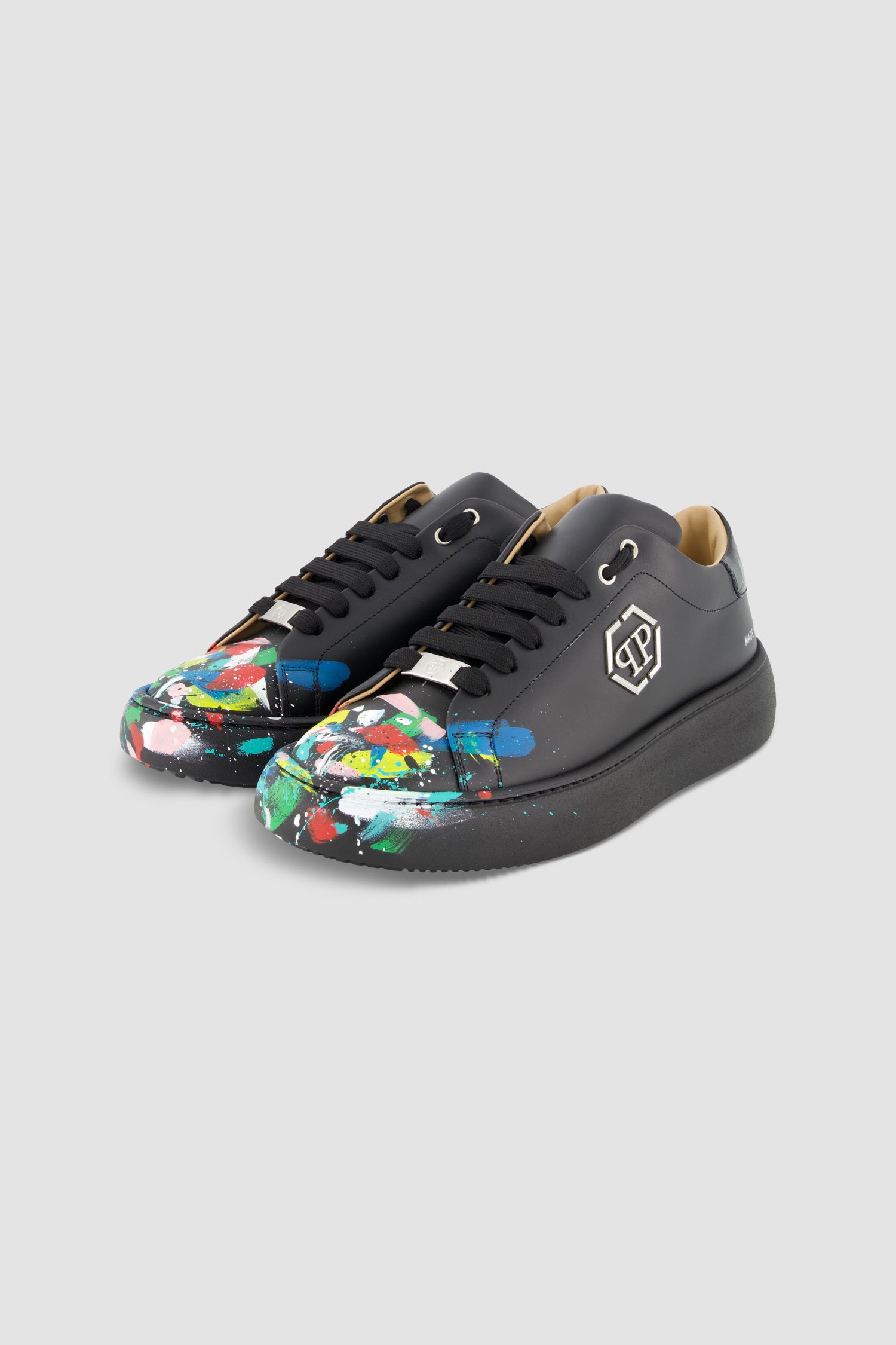 Philipp Plein Dripping Lo Top Sneakers for Men - Trendy Low Top Streetwear Shoes | Perfect for Casual Outfits, Parties & Urban Fashion