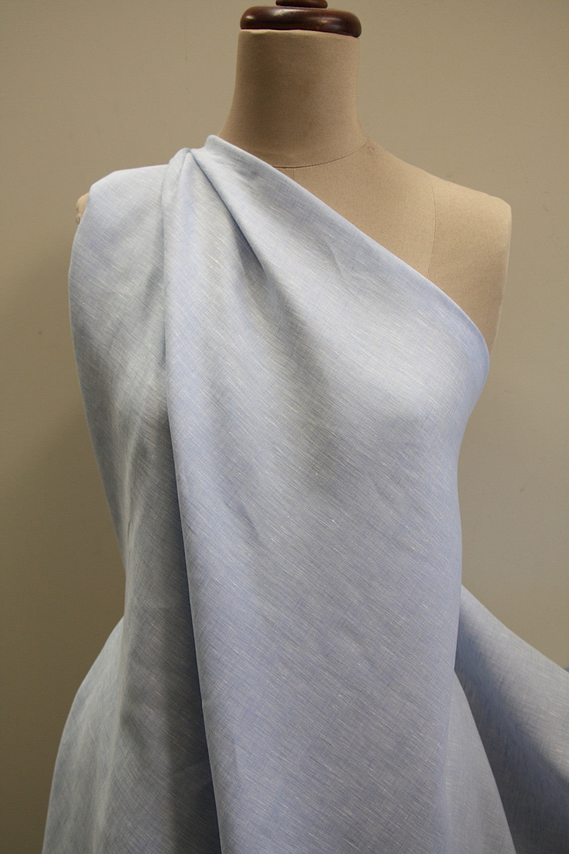 Baby Blue Linen Fabric - Soft & Breathable Material for DIY Crafts, Home Decor & Sewing Projects | Perfect for Curtains, Tablecloths & Clothing