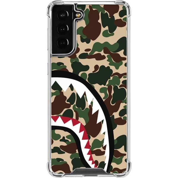 Premium Clear Phone Case for Samsung Galaxy S22 Plus - Shark Teeth Street Camo Design | Slim Protective Cover | Perfect for Outdoor Adventures & Daily Use