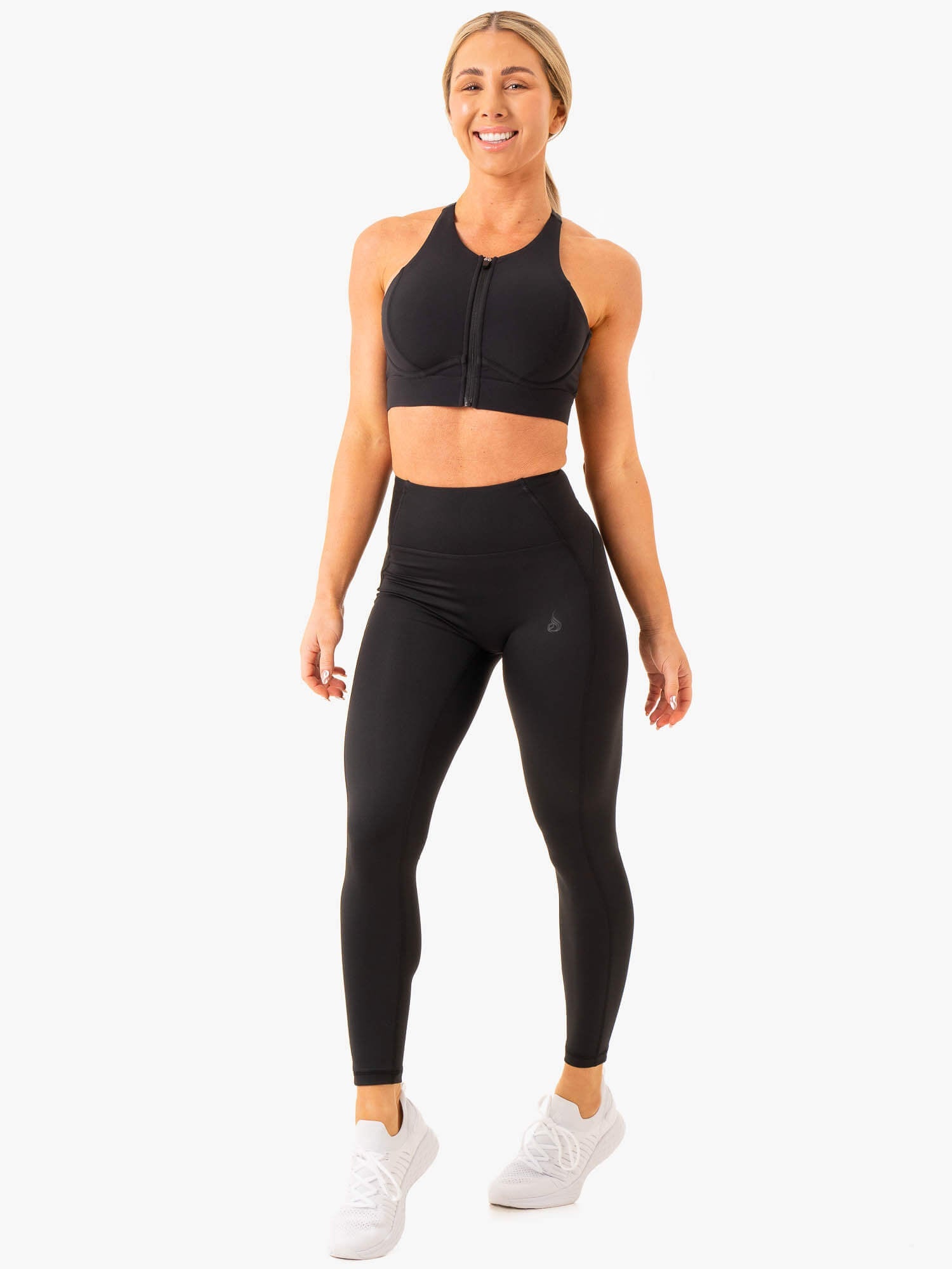 High Impact Sports Bra for Women - Supportive & Breathable Black Workout Top for Running, Gym & High-Intensity Training