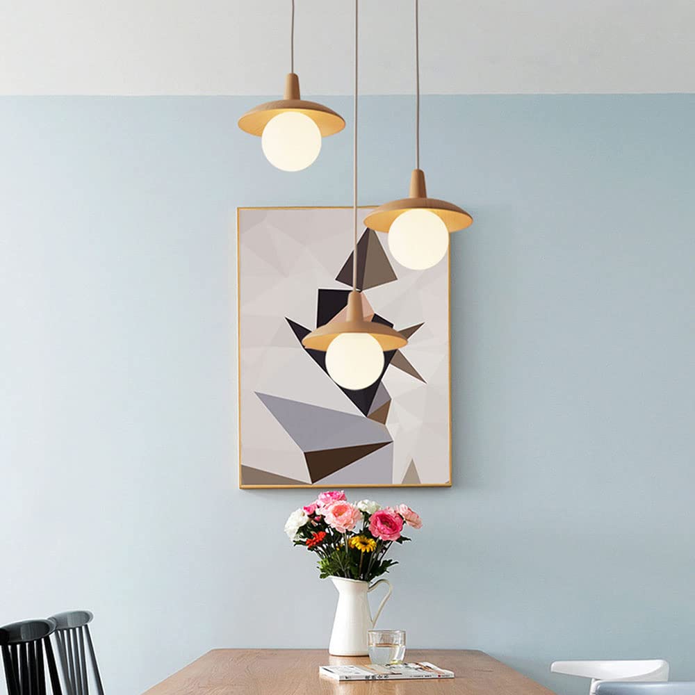Modern Adjustable G9 Mini Pendant Lighting - Nordic Style Macaron Ceiling Light Fixture for Kitchen Island, Dining Room & Living Room | Perfect for Coffee Bars, Breakfast Nooks and Home Office Lighting