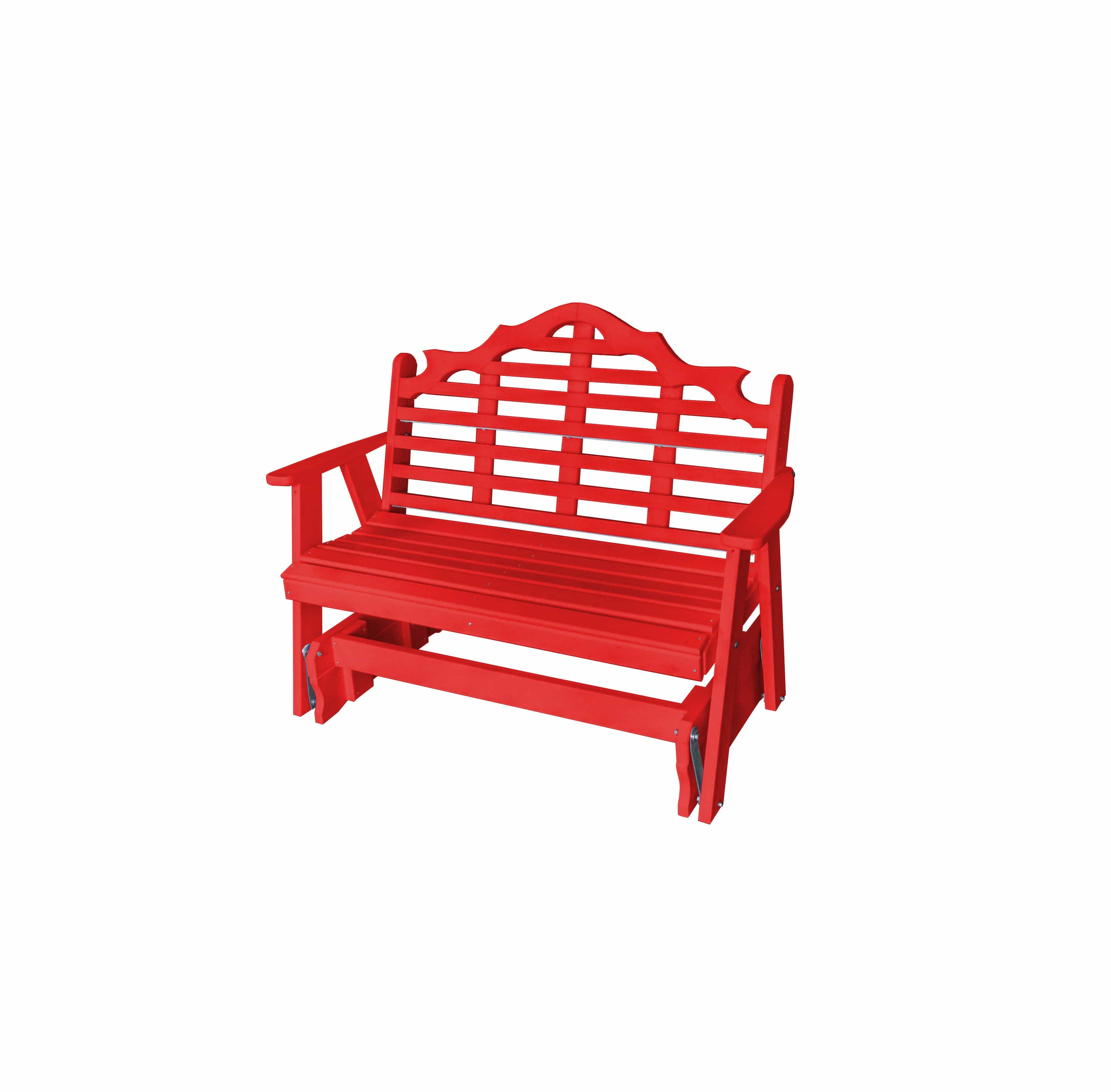 Keystone Amish Co. Milan Poly Composite Porch Glider - Durable Outdoor Swing for Patio, Garden & Backyard Relaxation
