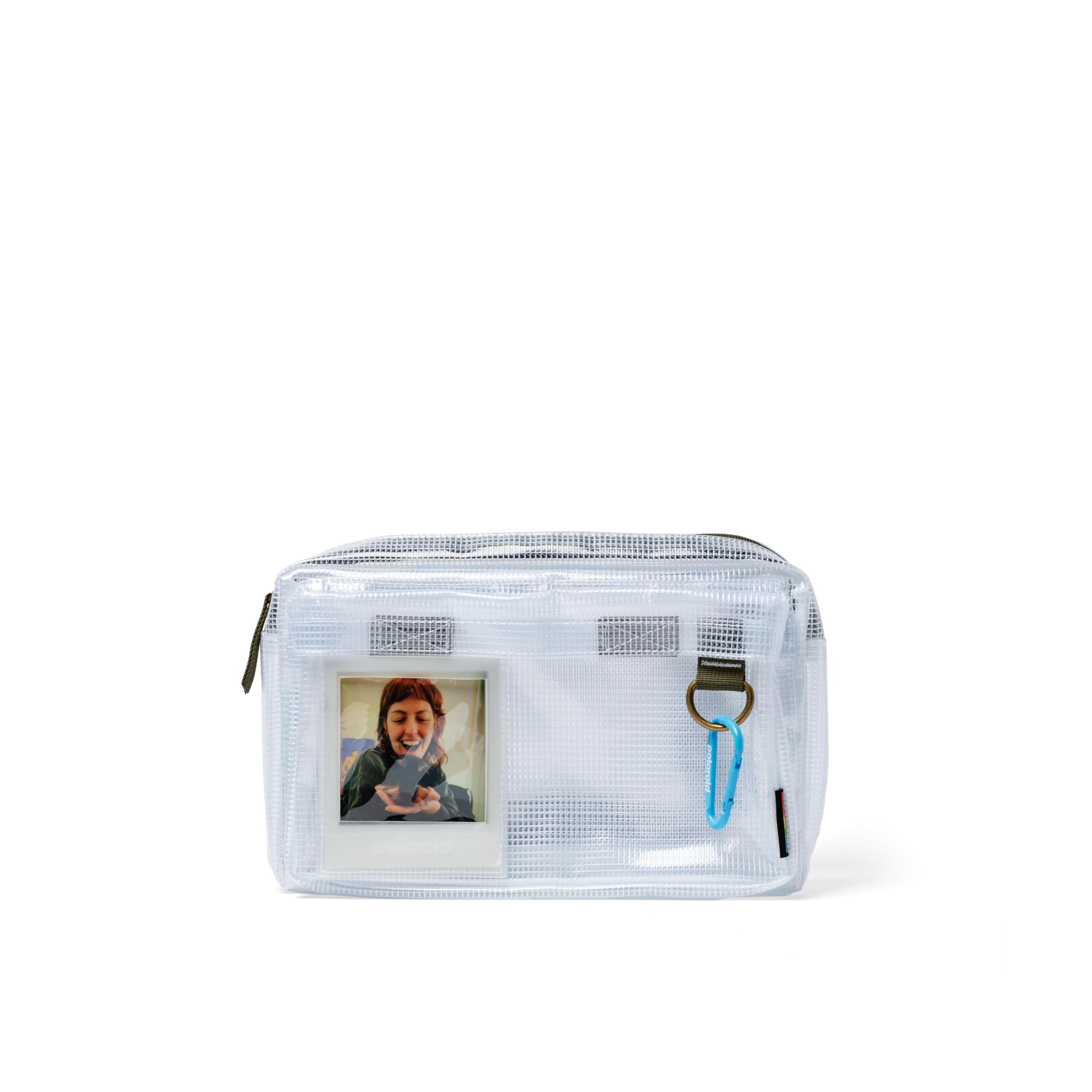 Polaroid Ripstop Crossbody Essentials Bag - Clear (6305) | Waterproof & Lightweight Travel Bag for Phone, Wallet & Keys | Perfect for Concerts, Festivals & Everyday Use