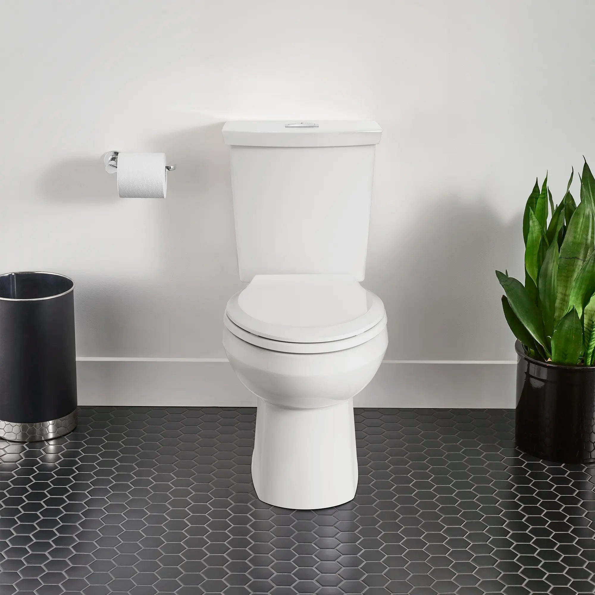 H2Option® Dual Flush Elongated Toilet - 1.28/0.92 GPF (4.8/3.5 LPF) Standard Height Two-Piece Toilet with Seat & Wax Ring - Perfect for Water-Saving Bathroom Renovations & Eco-Friendly Homes