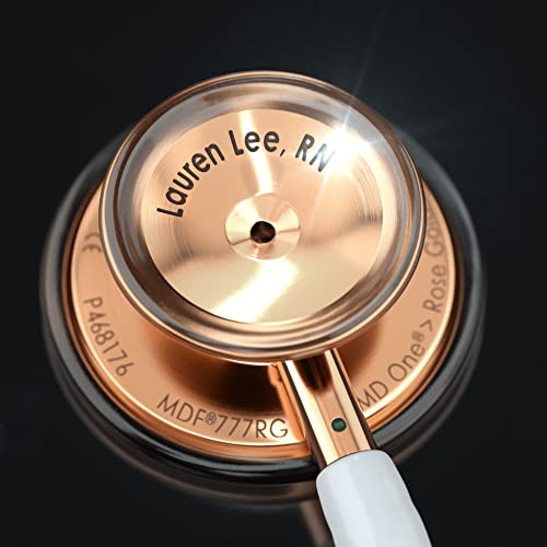 Rose Gold - ENGRAVED - White