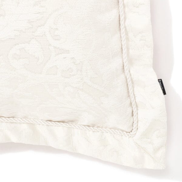 Lublesse 24x24 Inch Square Cushion Cover - Soft Ivory Pillow Case for Sofa, Bed, Chair - Home Decor & Living Room Accessories