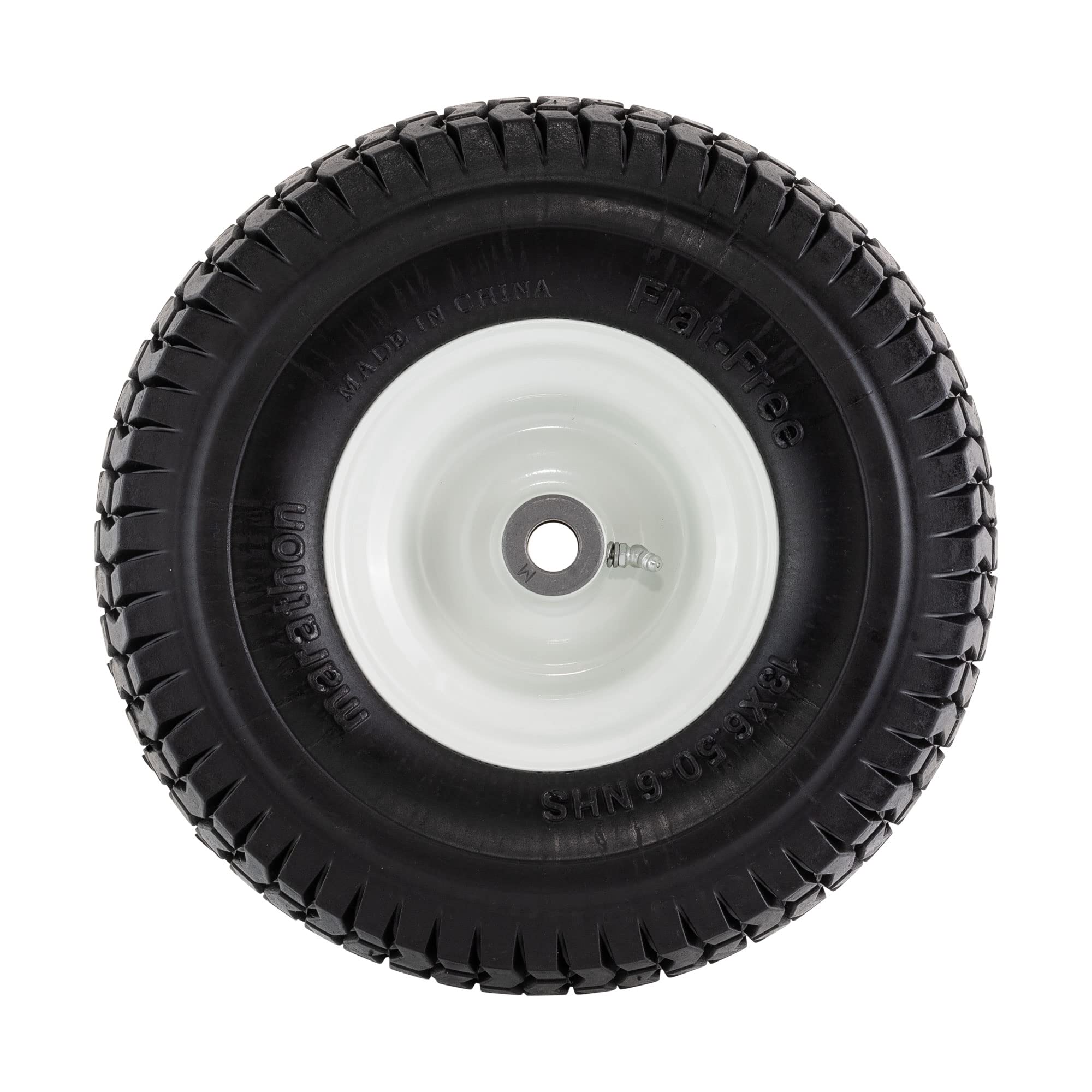 Marathon 13x6.50-6 Flat Free Tire with Wheel - 3