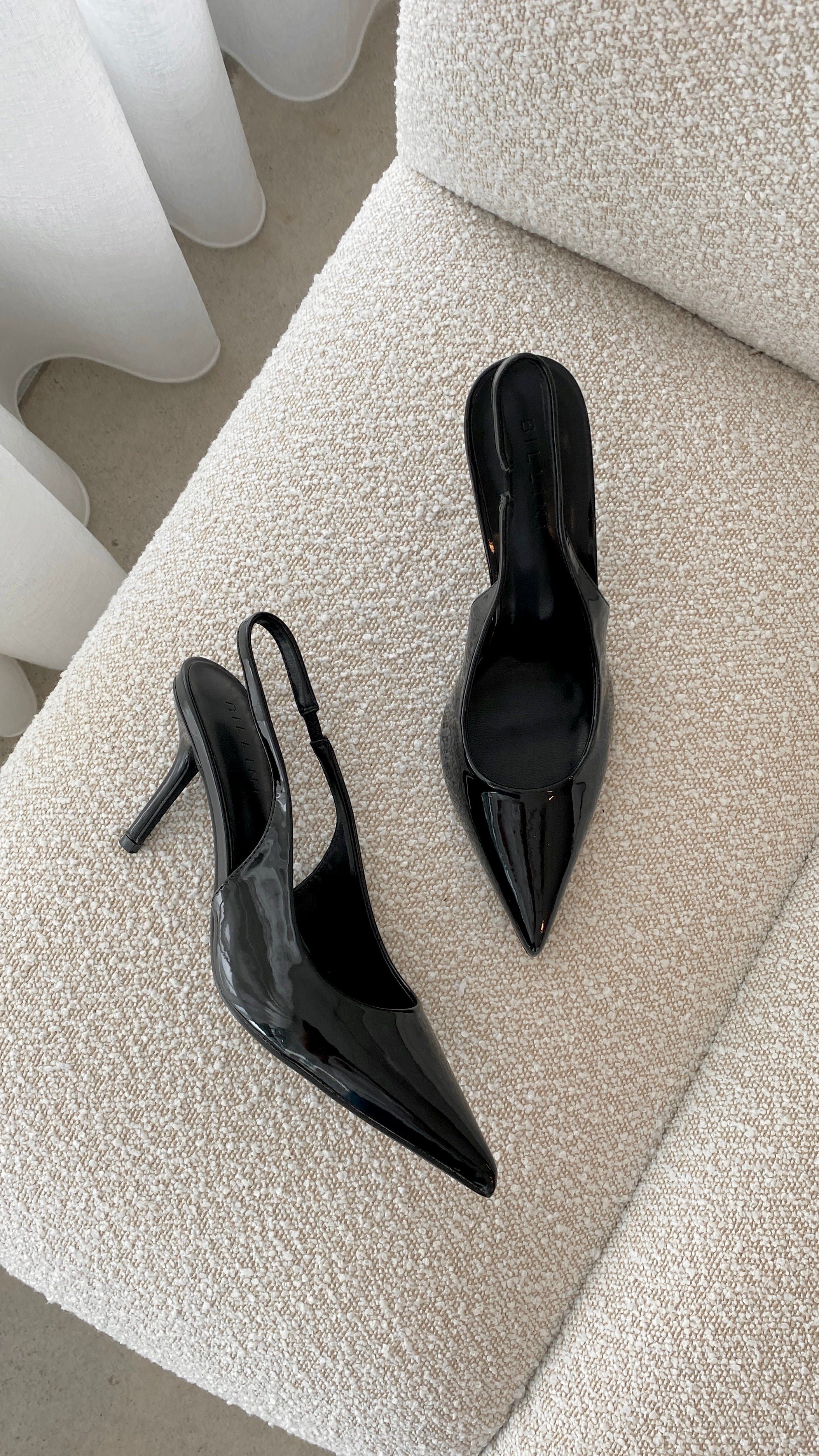 Blondie Heels - Black Patent Leather High Heels for Women | Elegant Dress Shoes for Parties, Weddings & Evening Events
