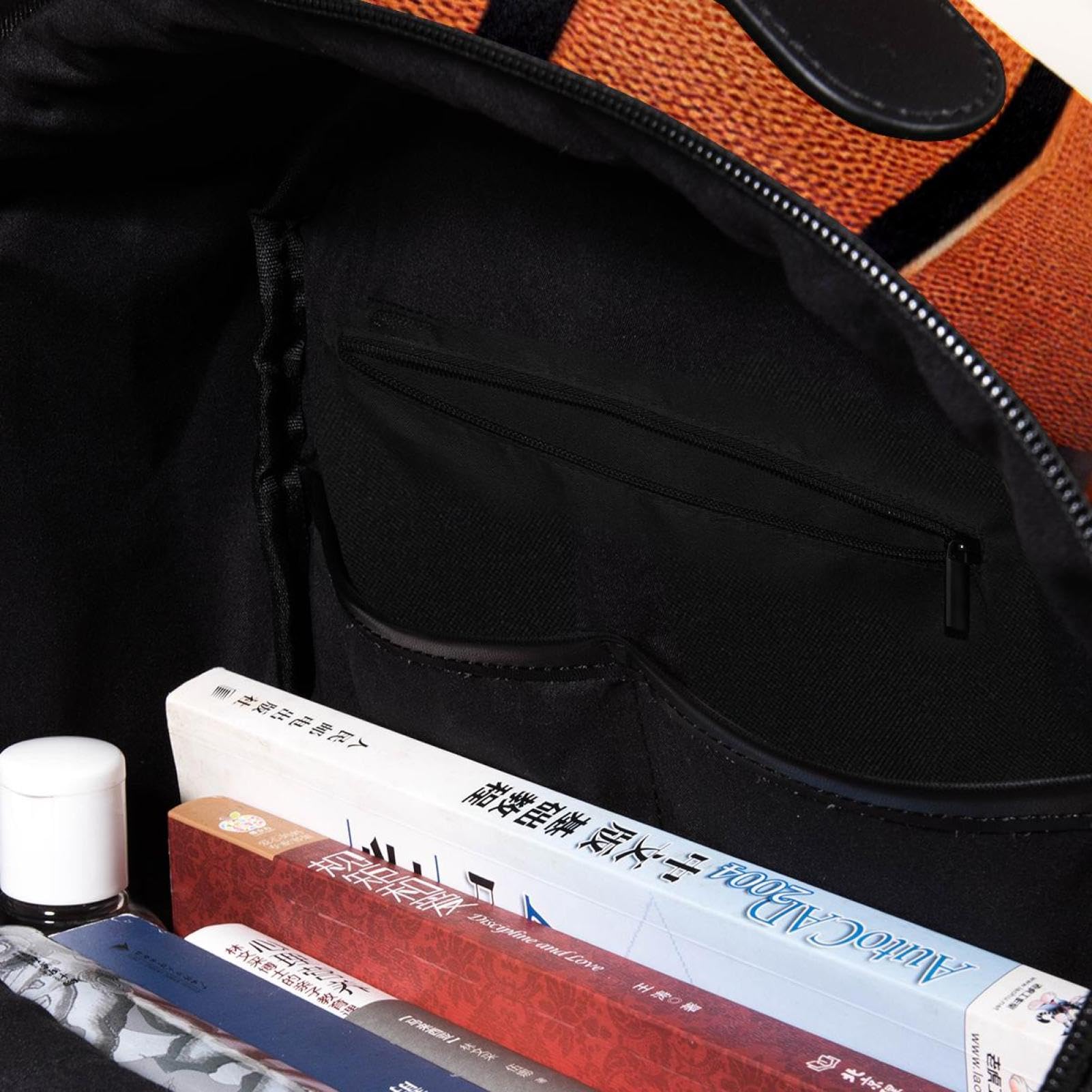 Stylish 3D Pattern Basketball Backpack for Men & Women - Durable Travel & School Backpack for Gym, Work & Outdoor Adventures
