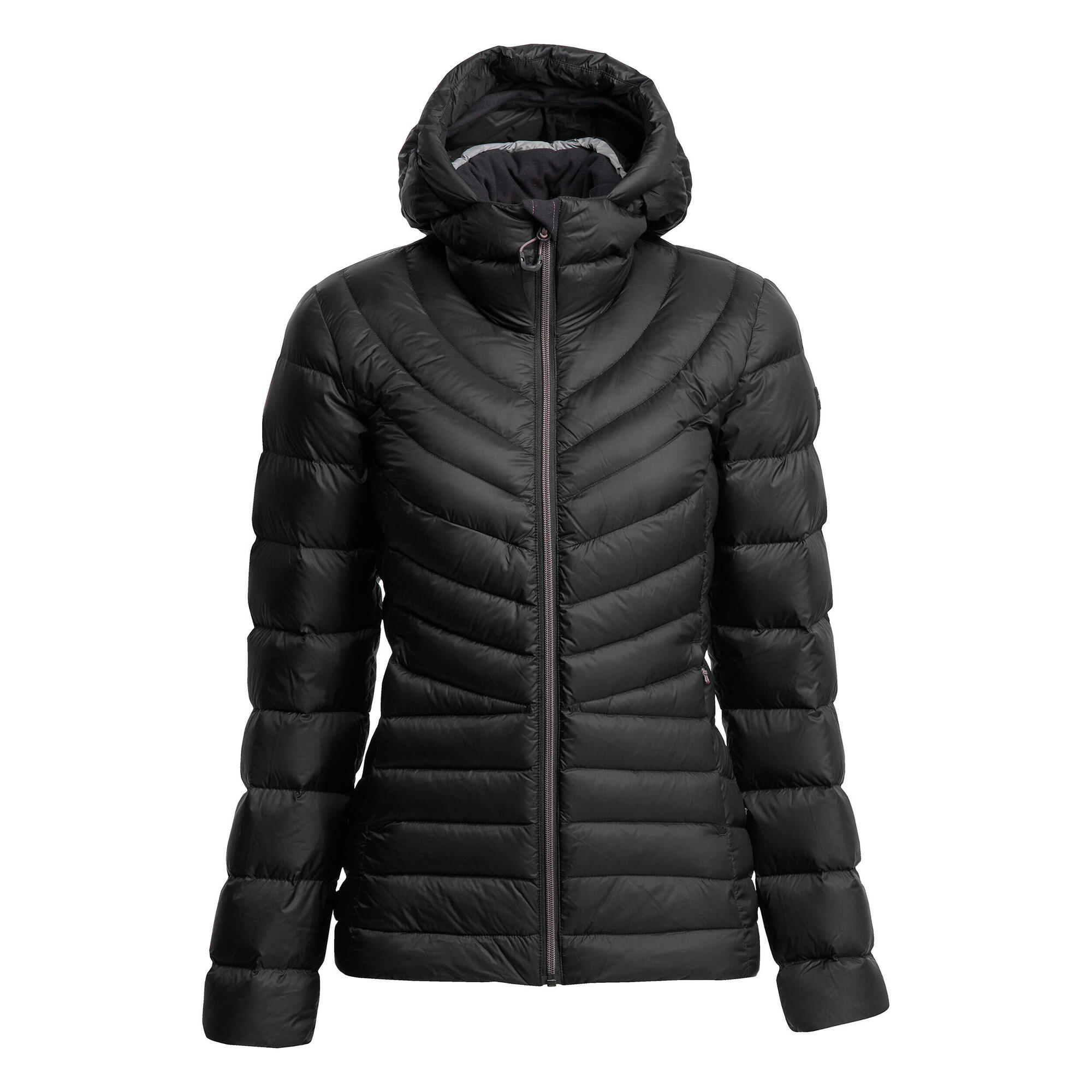 Forclaz Women's MT500 Hooded Down Puffer Jacket - Lightweight Winter Coat, Waterproof Windproof Insulated Jacket for Hiking, Skiing & Outdoor Activities