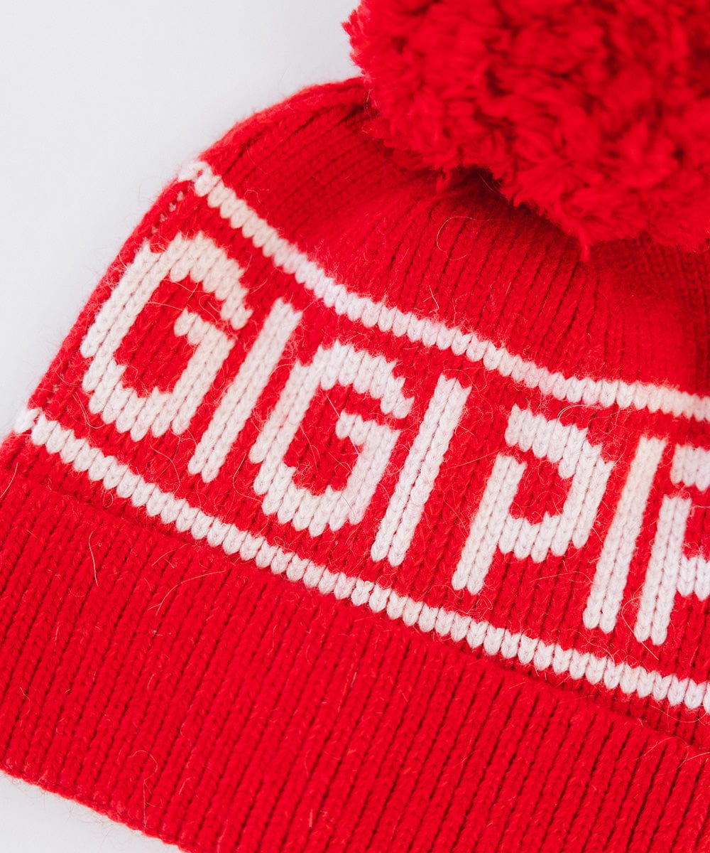 Jane Retro Pom Beanie - Soft Winter Knit Hat with Faux Fur Pom for Women & Girls - Perfect for Skiing, Snowboarding & Cold Weather Fashion
