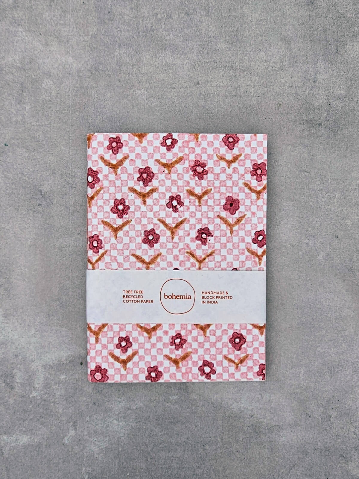 Daisy Check Notebook - Spiral Bound, 3 Sizes (A5, A4, B5) for School, Office & Journaling - Floral Design Writing Notebook for Students & Professionals