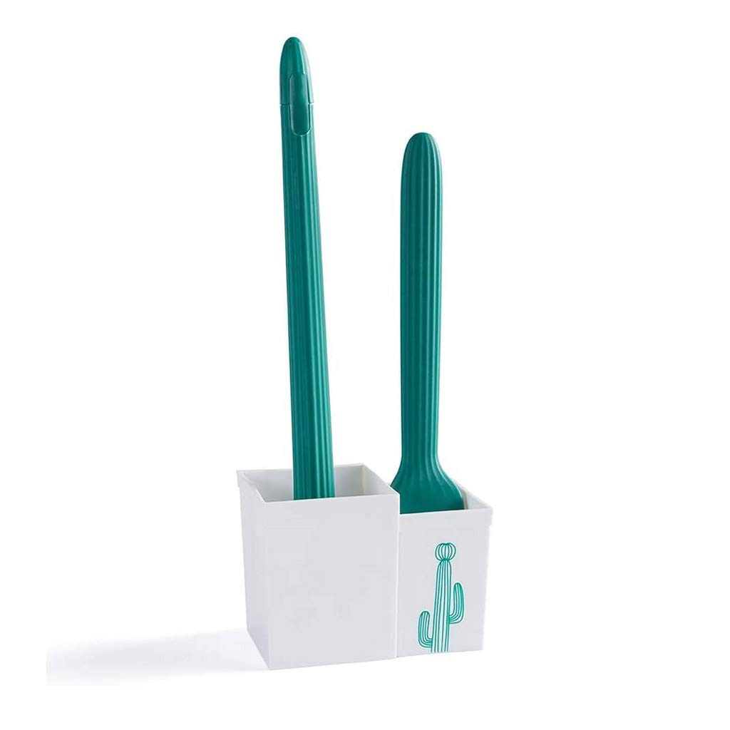 WSZJJ Wall Mounted Toilet Plunger and Brush Set - Long Handle Soft Bristle Toilet Cleaning Kit with Holder for Bathroom, Kitchen, RV & Home Use
