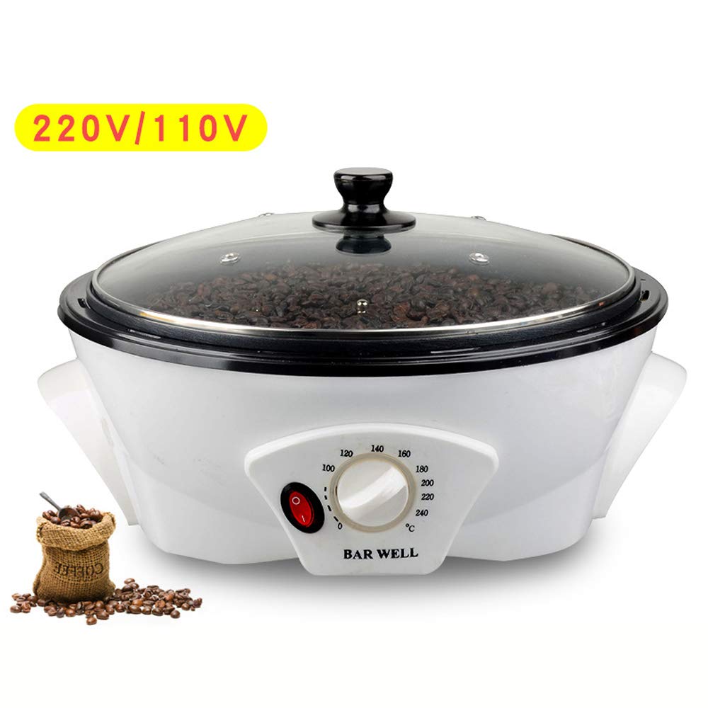 Premium Home Coffee Bean Roaster - Compact Popcorn & Nut Roasting Machine for Raw Beans, Soy, Dried Fruits & Peanuts | Perfect for Coffee Shops, Home Brewing & Healthy Snacks