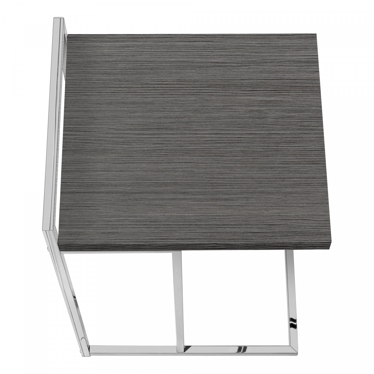 Modern Grey Cedar Side Table - Rustic End Table for Living Room, Bedroom, or Patio - Natural Wood Nightstand with Sturdy Design