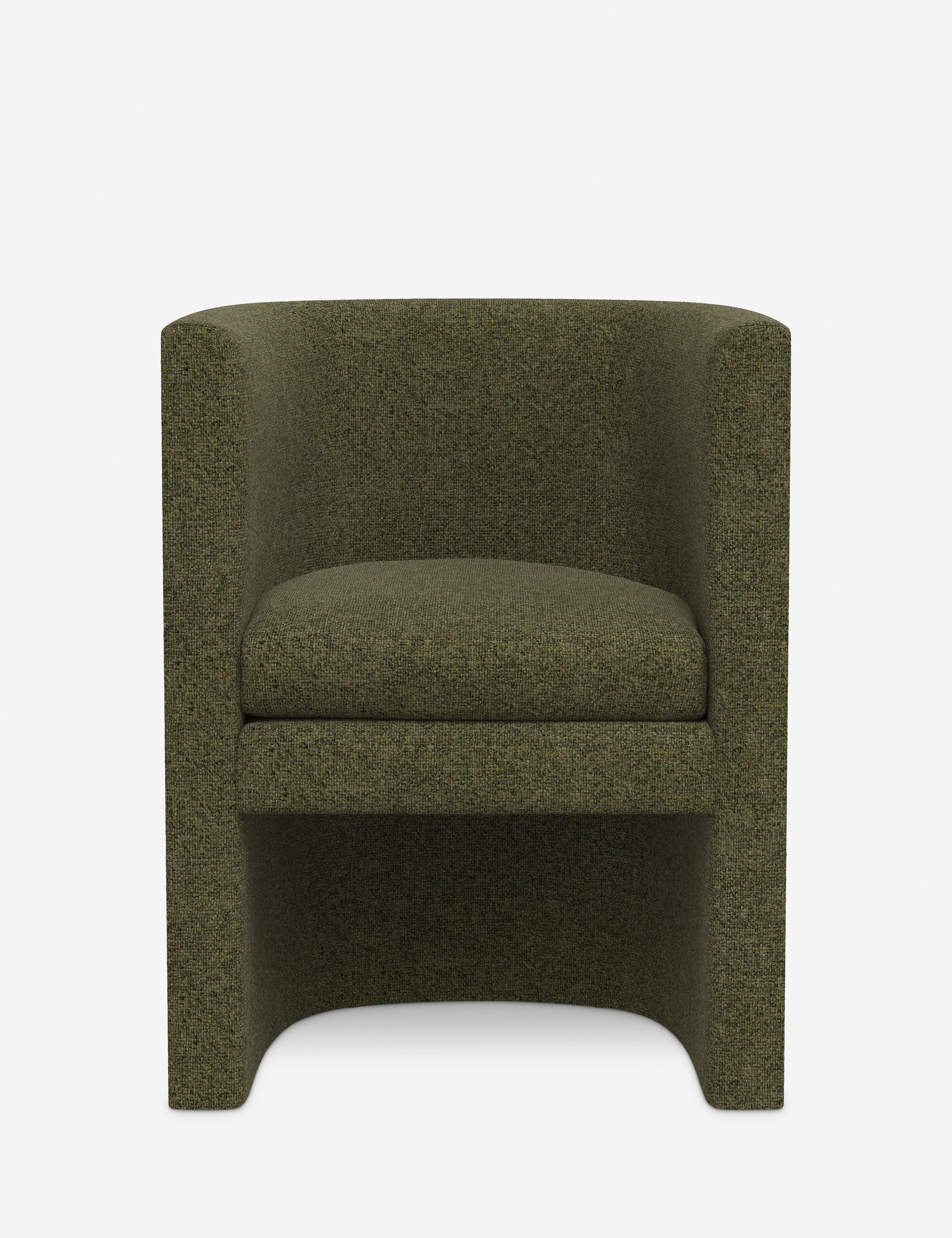 Enfield Dining Chair - Modern Wooden Dining Room Chair with Upholstered Seat - Perfect for Kitchen, Dining Room, and Home Office Use