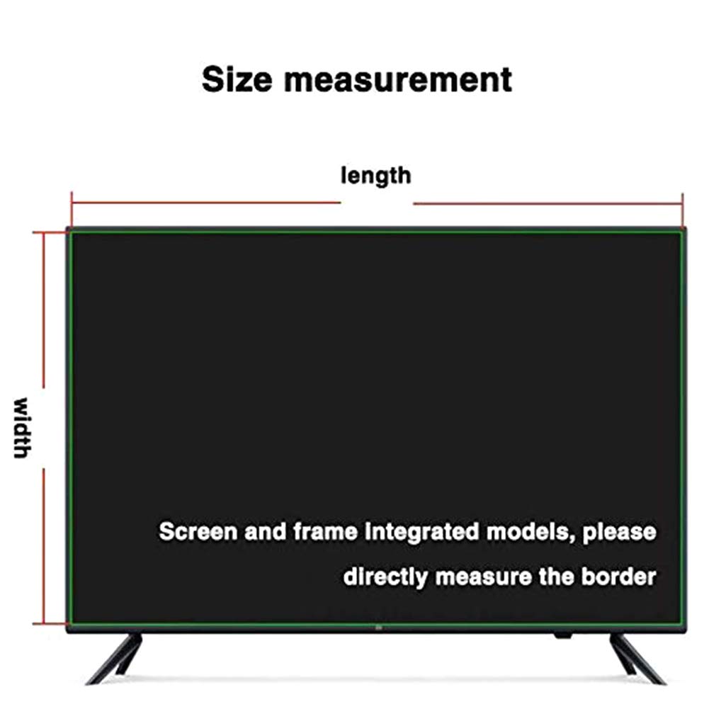 AIZYR Anti Blue Light Screen Protector for TV - Anti Glare Film Reduces Eye Fatigue for LCD, LED, OLED & QLED 4K HDTV (50 inch 1095x616mm) - Perfect for Home Theater, Gaming & Office Use