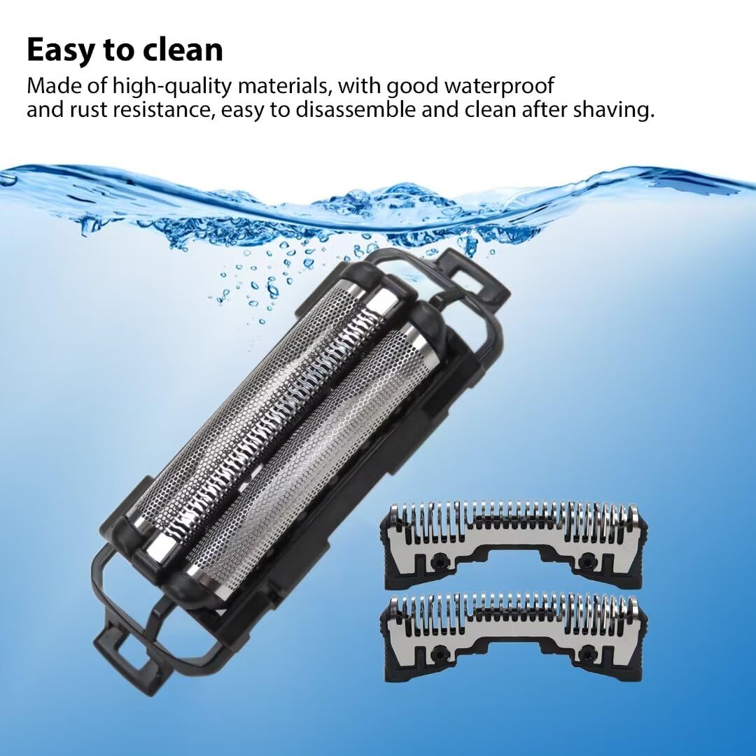 Zafina-UP Replacement Blades Refill Outer Foil ES9089 for PANASONIC Ram Dash 4 Blade Shaver - Easy to Install - Durable Shaving Replacement - Perfect for Travel & Daily Grooming