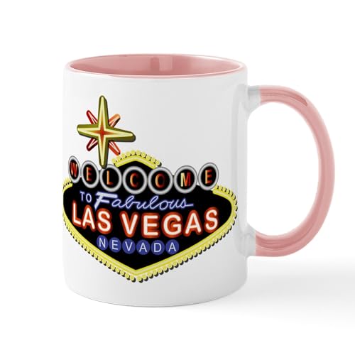 White/Pink Inside - Fabulous Las Vegas Mug