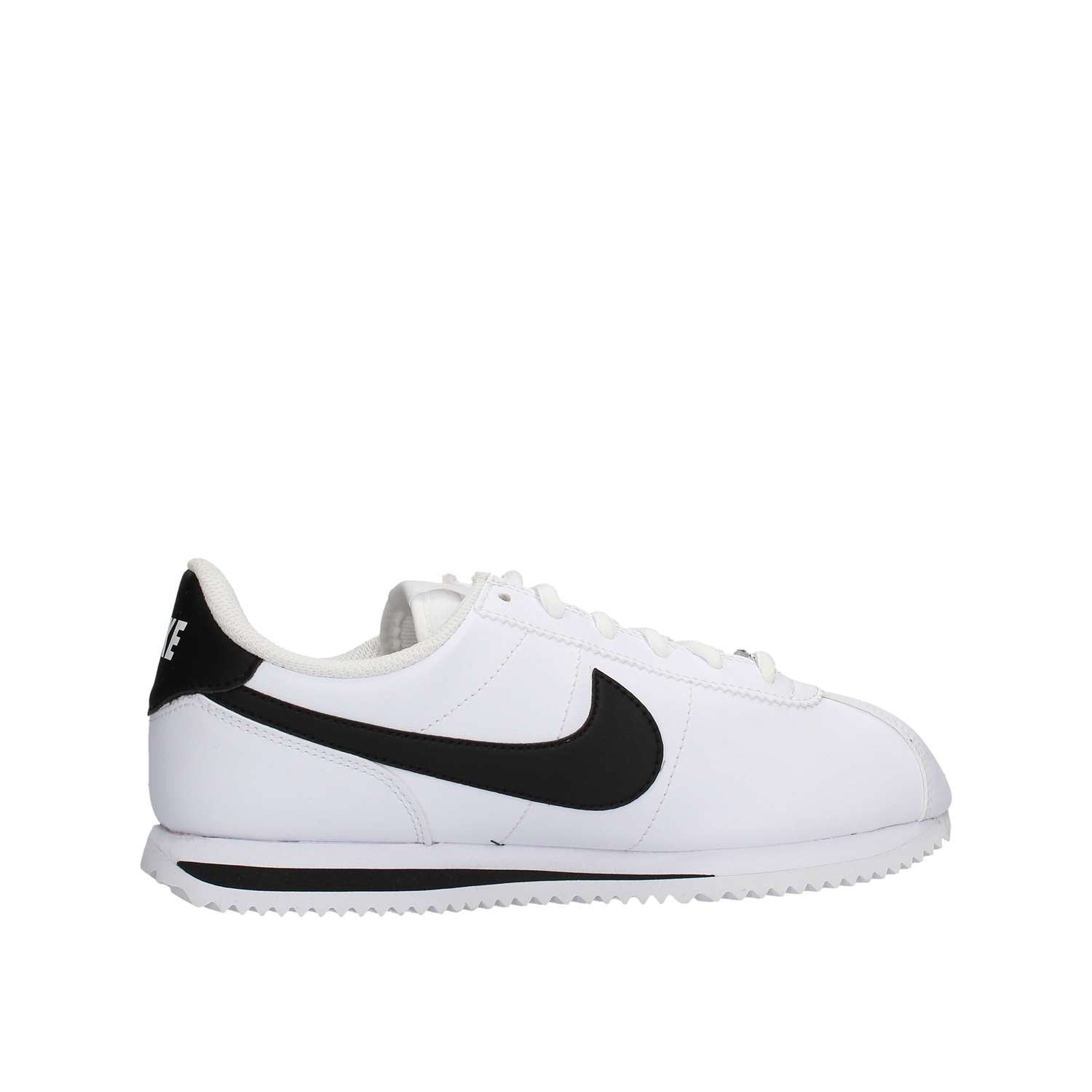 Nike Cortez Basic SL Sneakers for Big Kids - White/Black - Classic Running Shoes for Boys & Girls - Perfect for School, Sports & Casual Wear