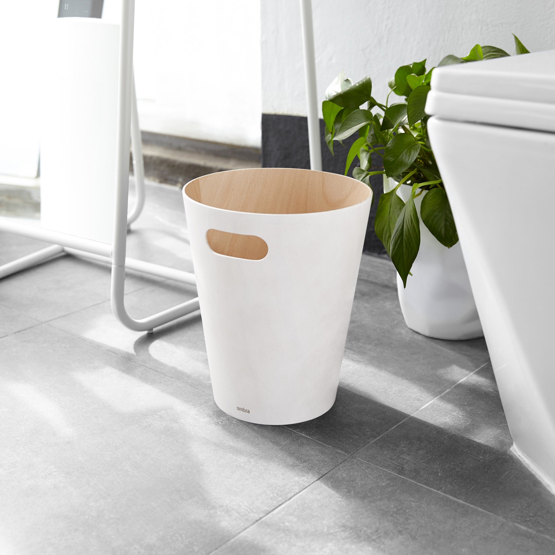 Woodrow Stainless Steel Trash Can - 13 Gallon Kitchen Garbage Bin with Lid, Odor Control & Step Pedal - Perfect for Home, Office & Outdoor Use