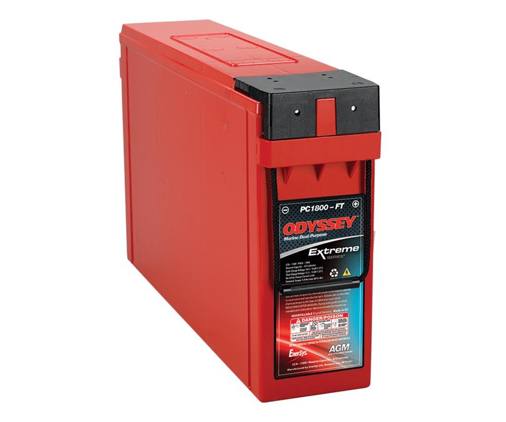 Odyssey Extreme Series PC1800 FT ODS AGM470FTT Marine Battery - High-Performance Deep Cycle Battery for Boats, RVs, and Off-Grid Power - Perfect for Marine, Solar, and Heavy-Duty Applications