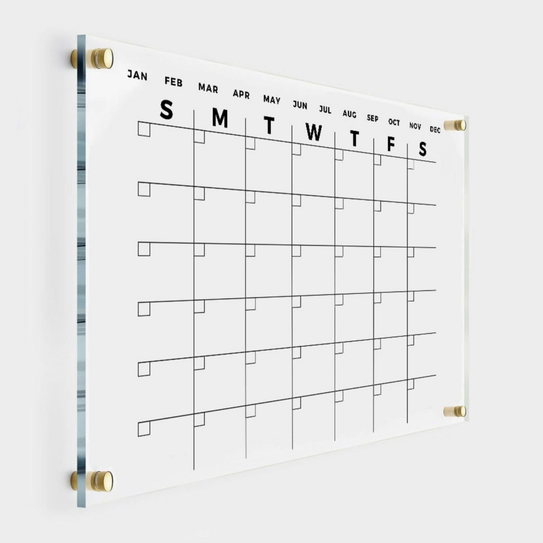 2025 Horizontal Wall Calendar - Personalized Monthly & Weekly Planner | Custom To-Do List | Perfect Housewarming Gift for Home & Office Organization