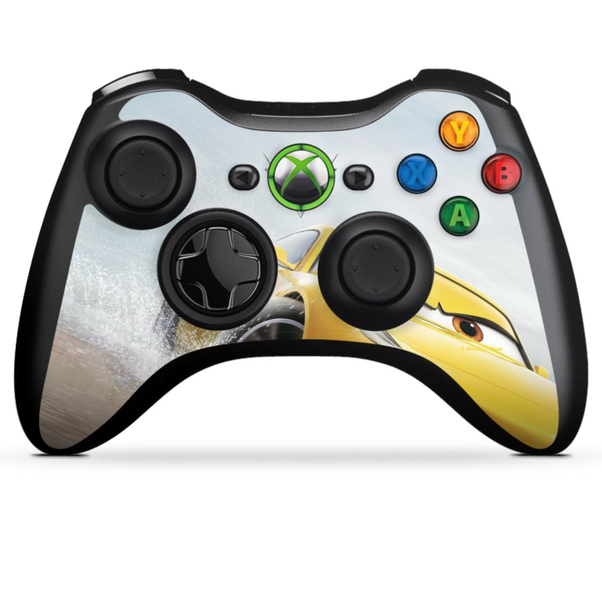 Official Disney Pixar Cars Skin Sticker for Microsoft Xbox 360 Controller - Compatible, Durable Vinyl Decal - Perfect for Gaming, Collectors & Customizing Your Console Accessories