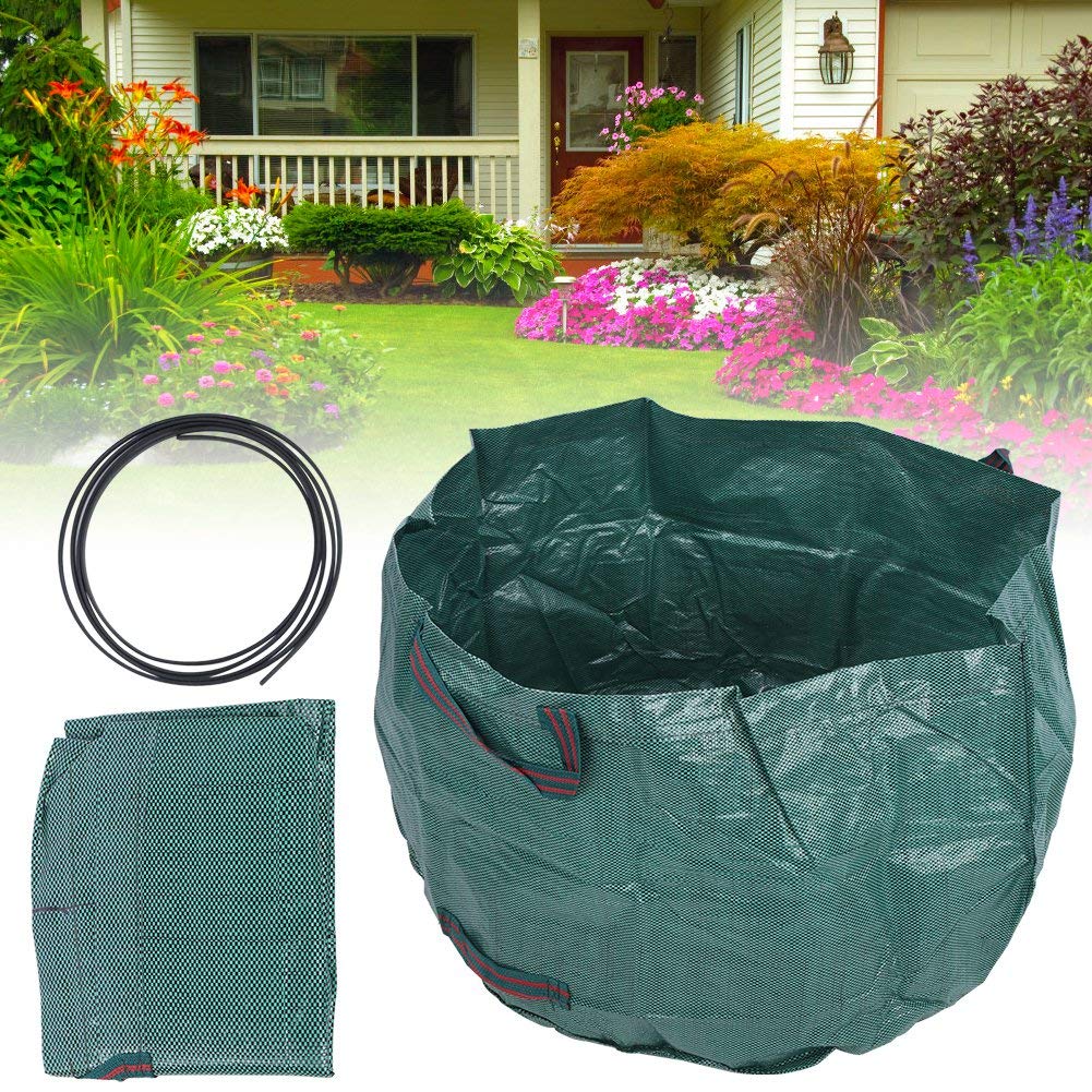Reusable Heavy Duty Garden Waste Bags for Leaves, Grass, and Yard Debris - Durable Pool, Lawn, and Gardening Cleanup Solution