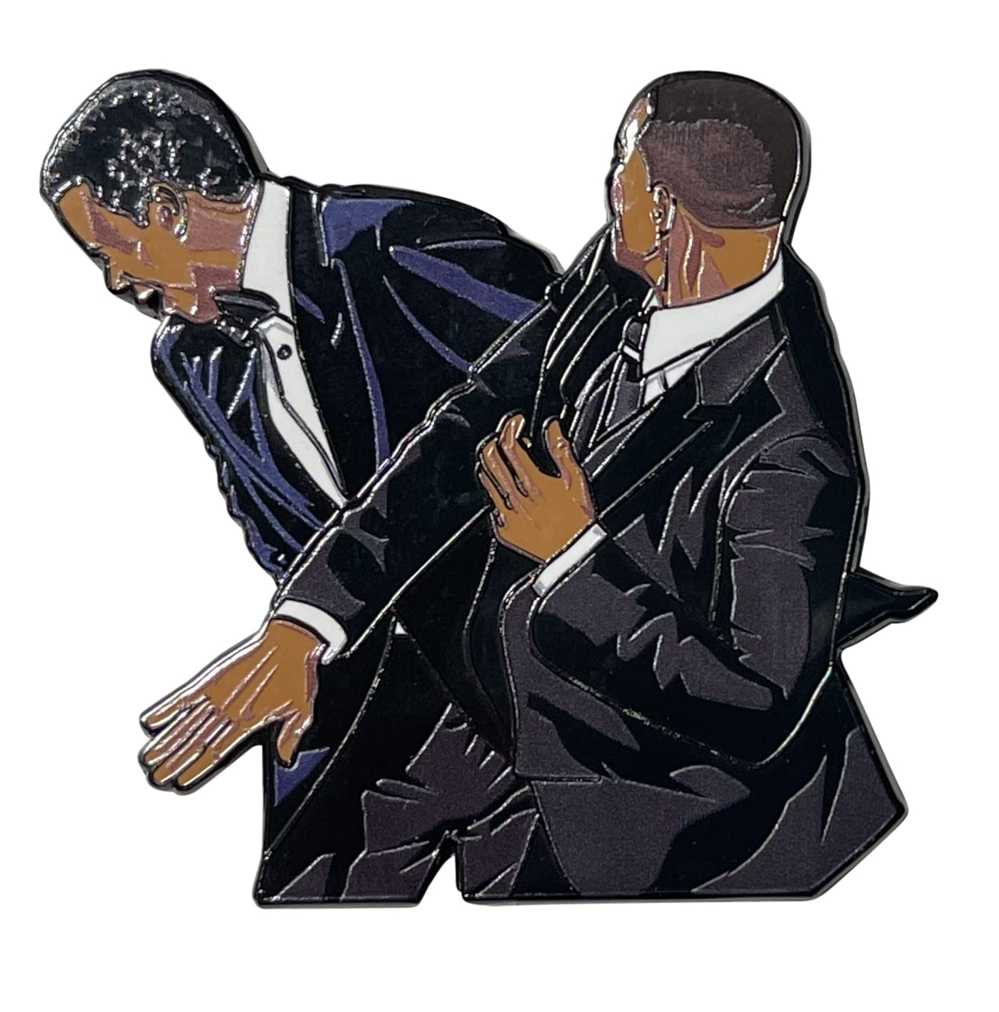 2 Inch Funny Smacking Enamel Pin - Zinc Alloy Lapel Pin for Jackets, Backpacks & Denim (Cool Collectible Badge for Teens & Adults)