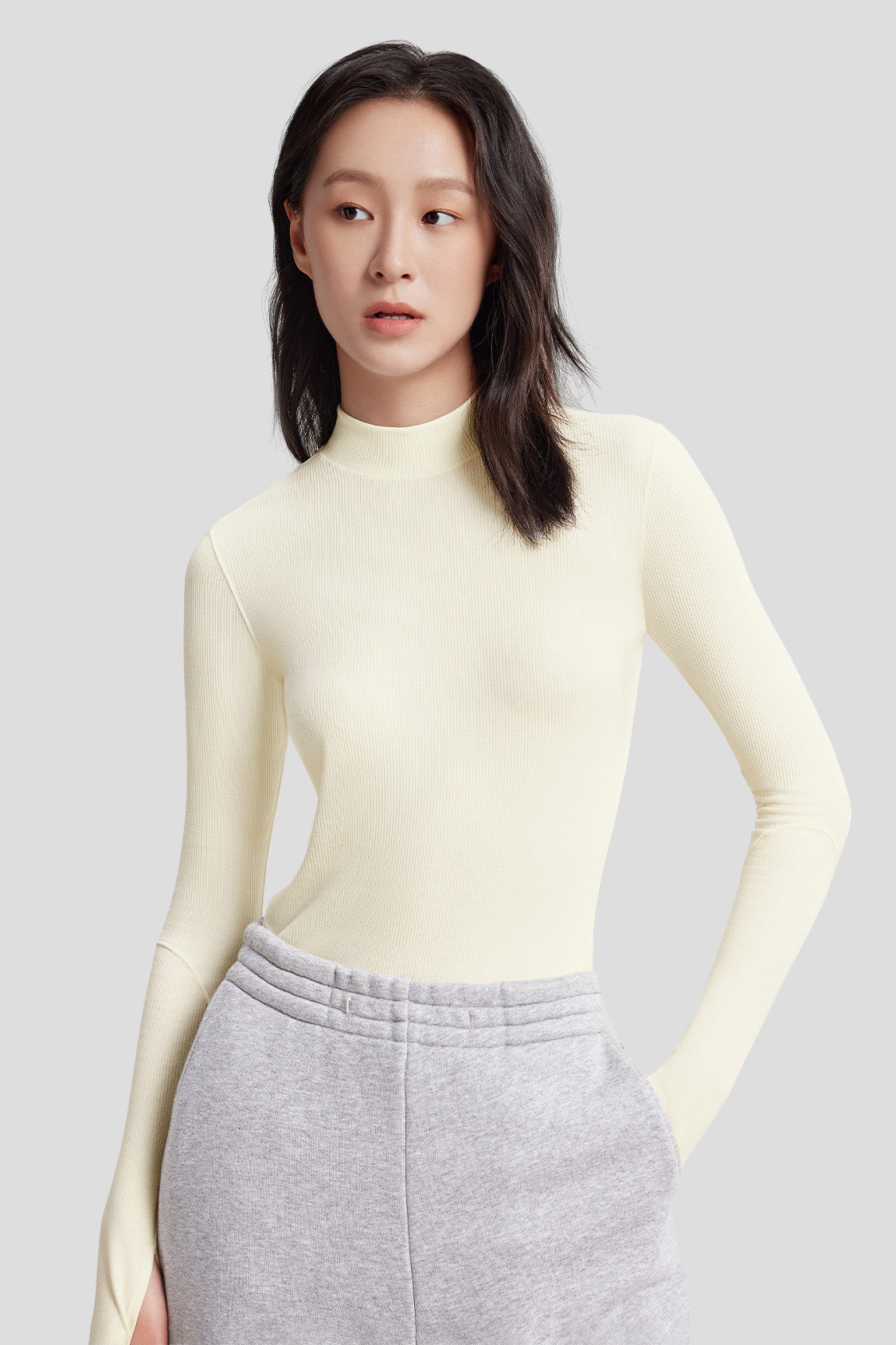 SoftShield Women's WarmCore Half Turtleneck Thermal Shirt - Cozy Winter Layering for Outdoor Activities & Casual Wear